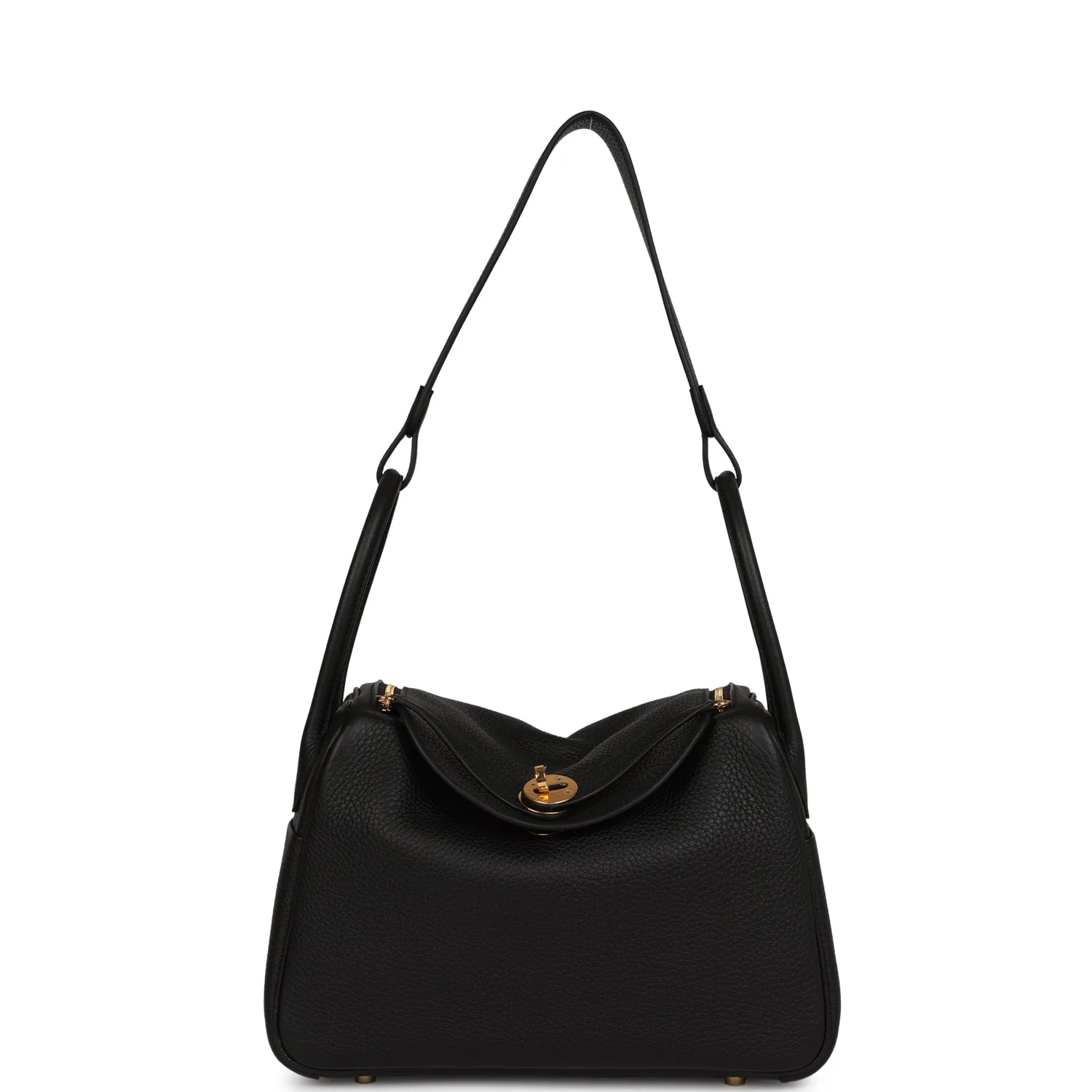 Lindy 26 Black Clemence Gold Hardware