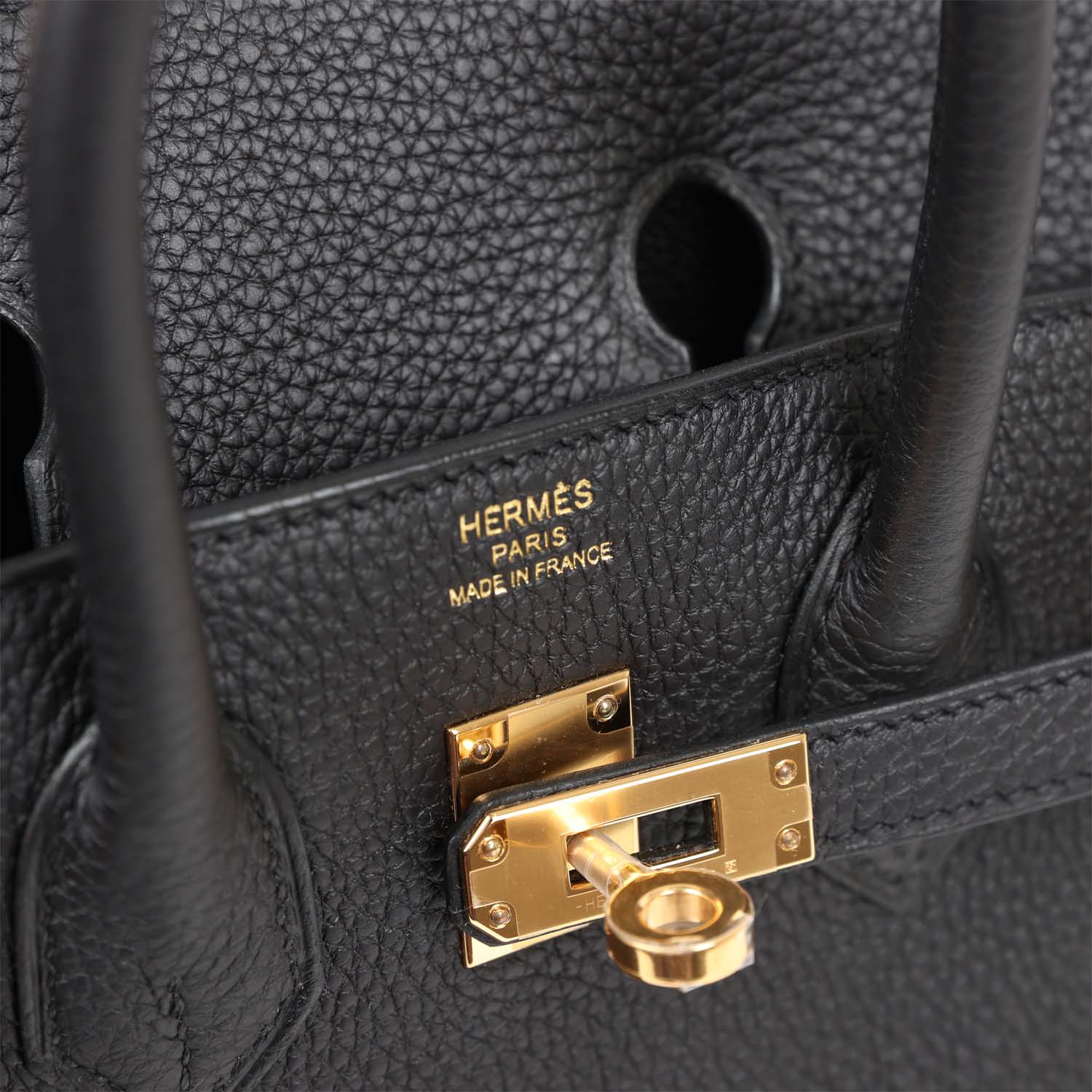 Birkin 25 Black Togo Gold Hardware