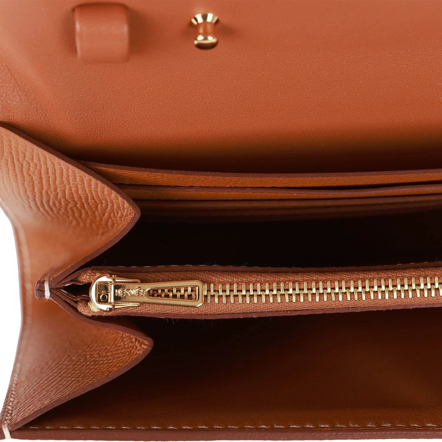 Constance Wallet To Go Gold Epsom Gold Hardware