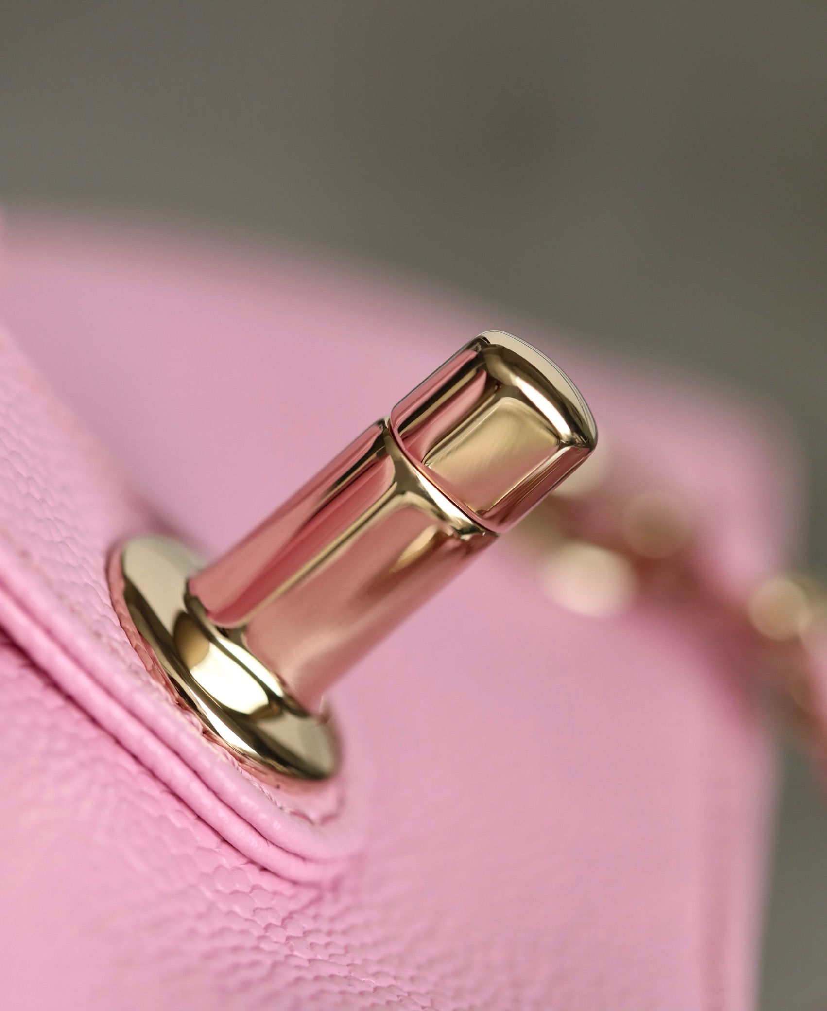 CHANEL Backpacks Grained Calfskin & Gold-Tone Metal Light Pink -AS3787