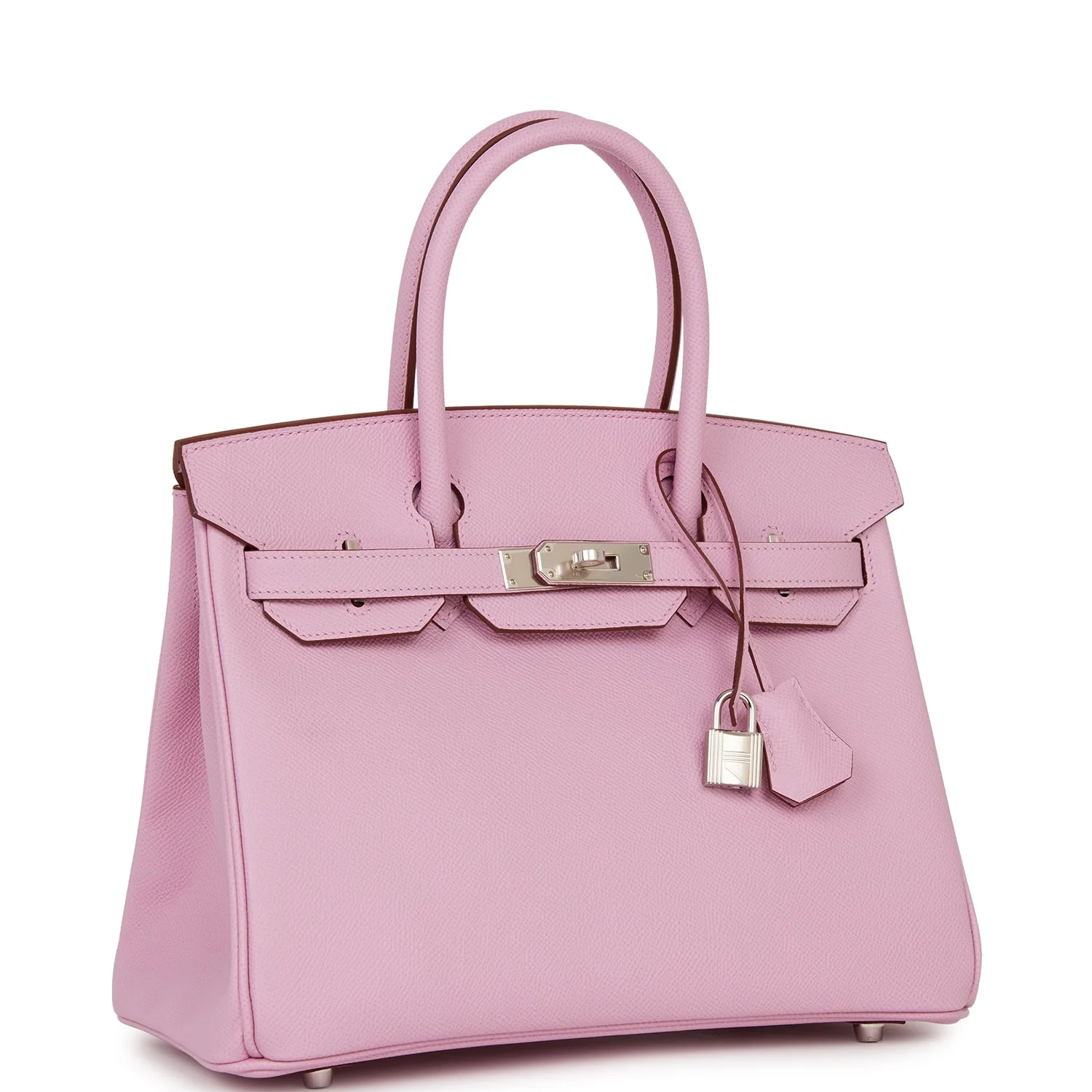 Birkin 30 Mauve Sylvestre Epsom Palladium Hardware