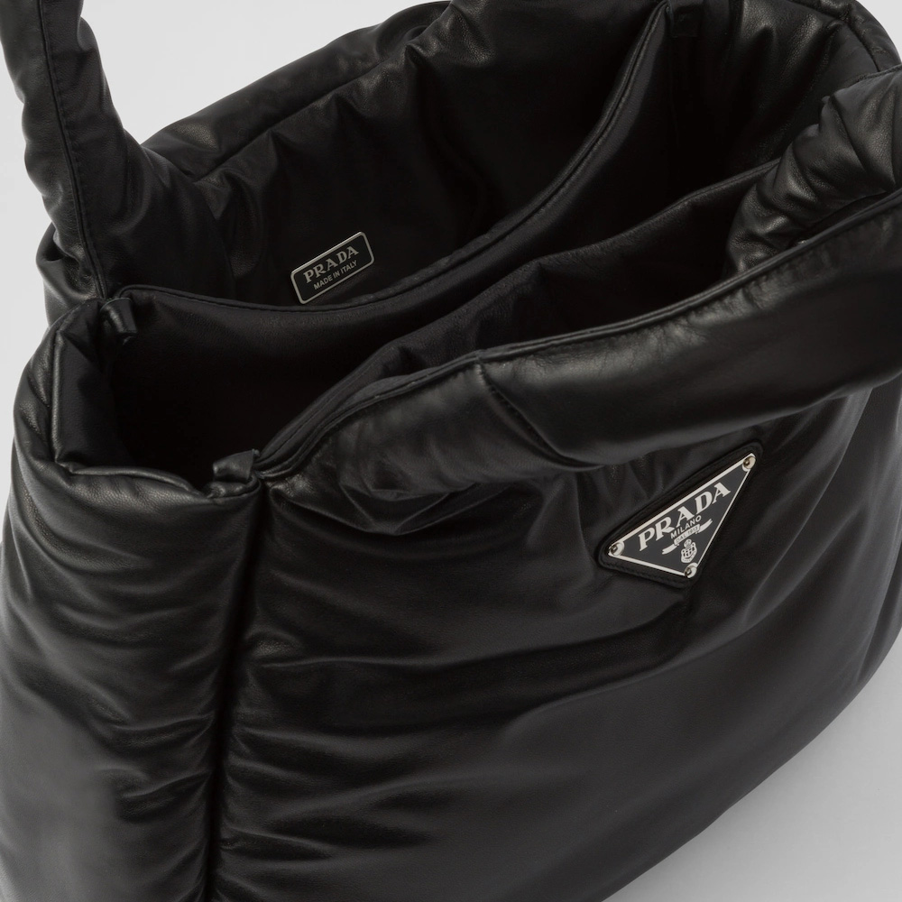 Medium padded  Soft nappa leather bag