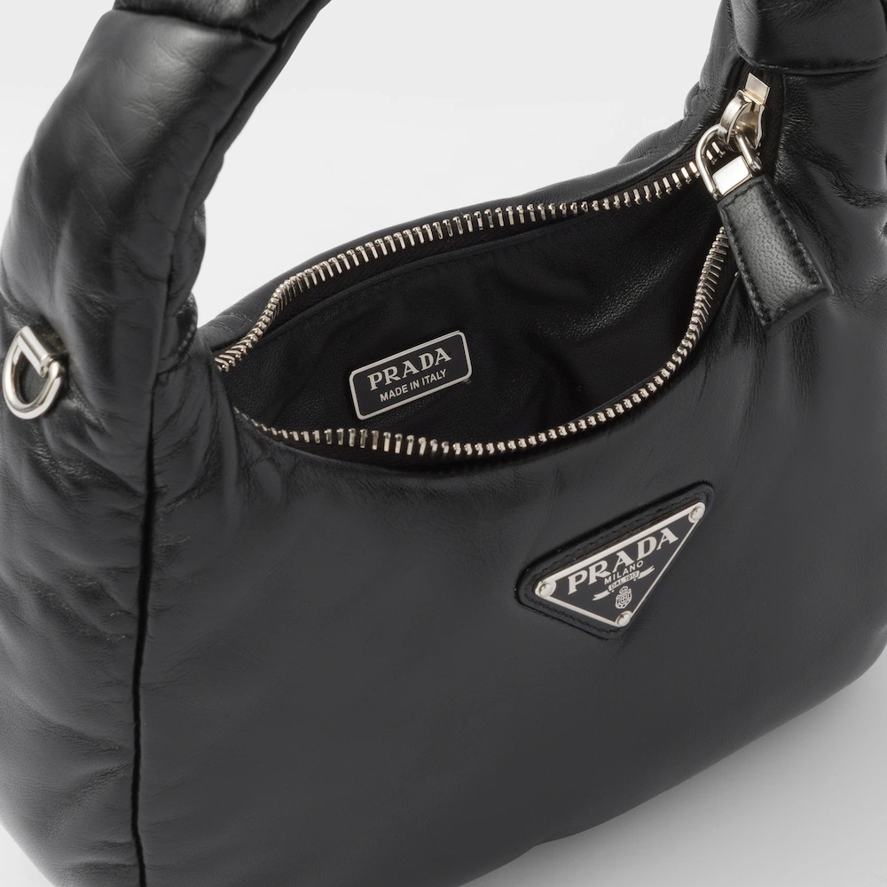 Soft padded nappa leather mini-bag