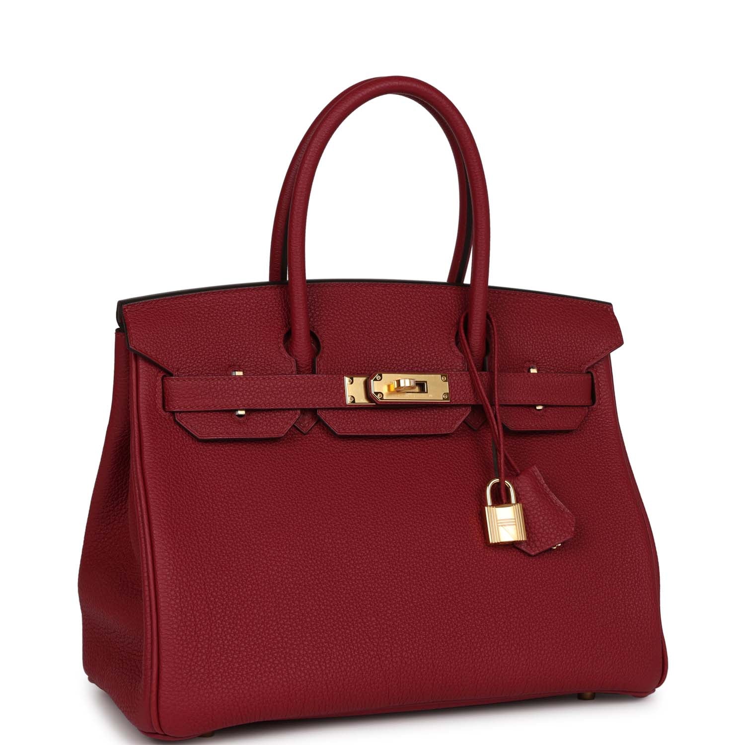 Birkin 30 Rouge Grenat Togo Gold Hardware