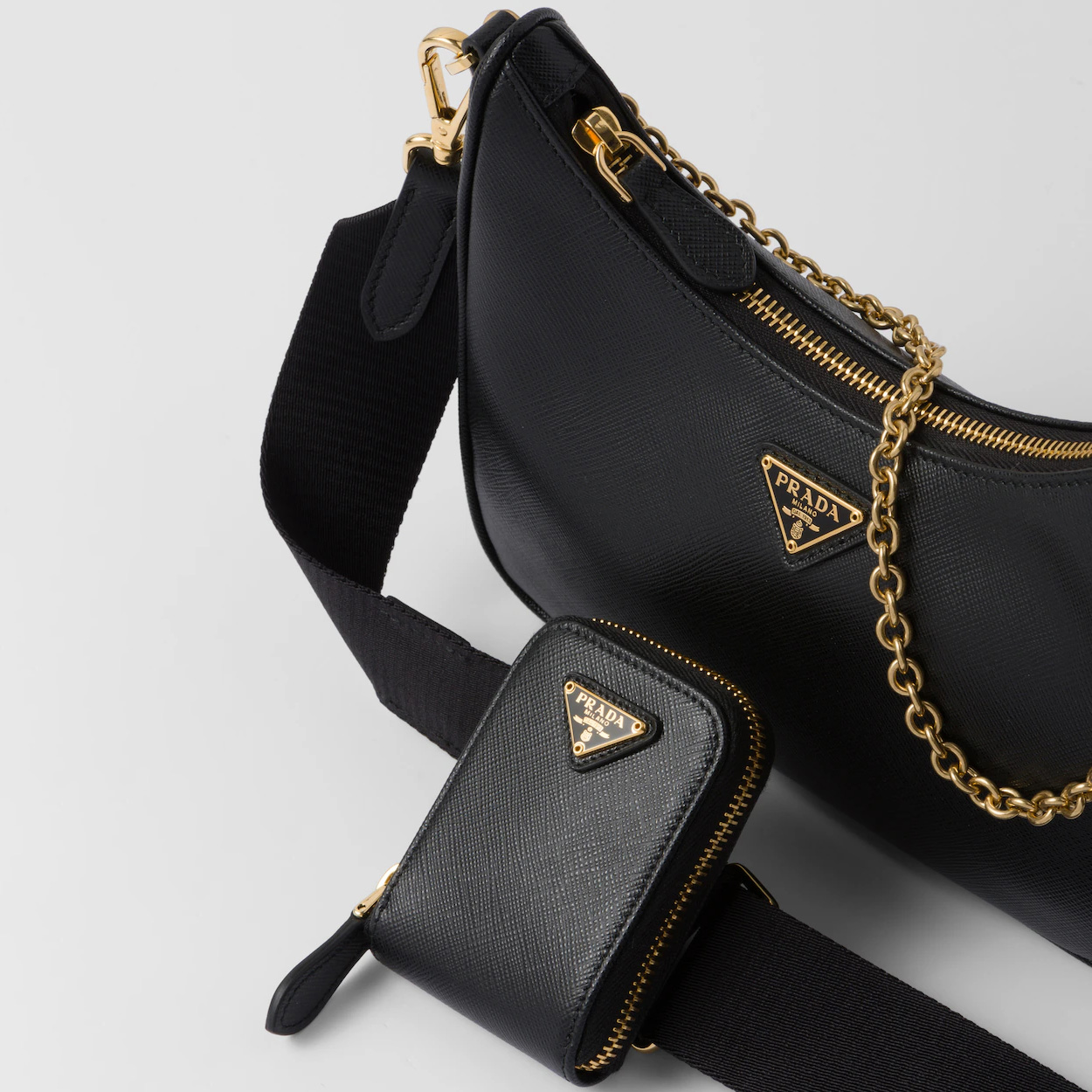 Re-Edition 2005 Saffiano leather bag