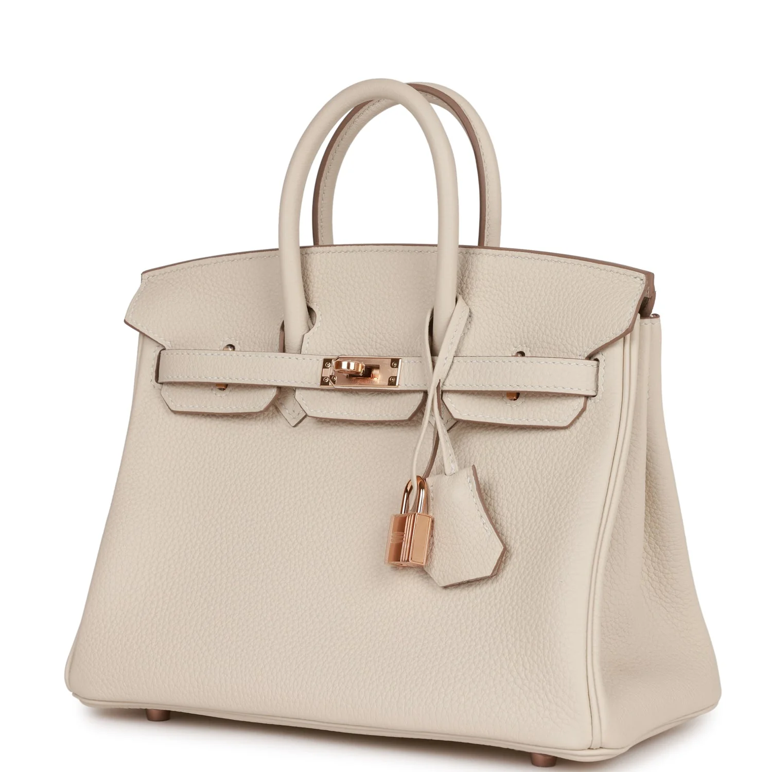 Birkin 25 Craie Togo Rose Gold Hardware