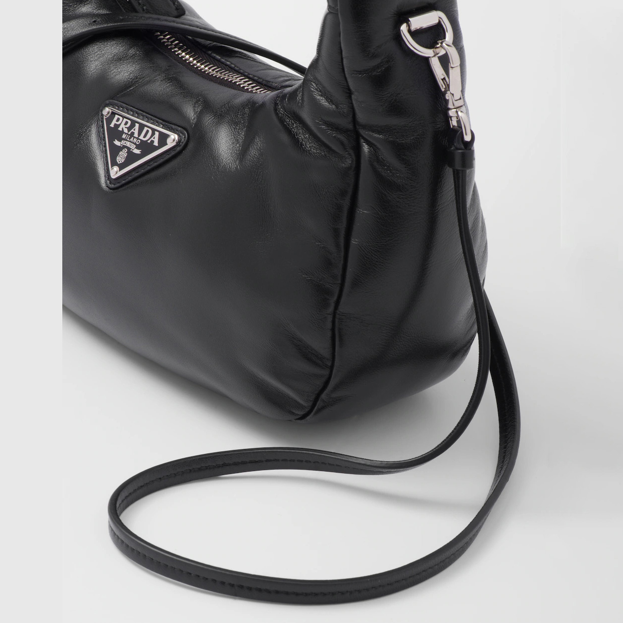 Soft padded nappa leather mini-bag