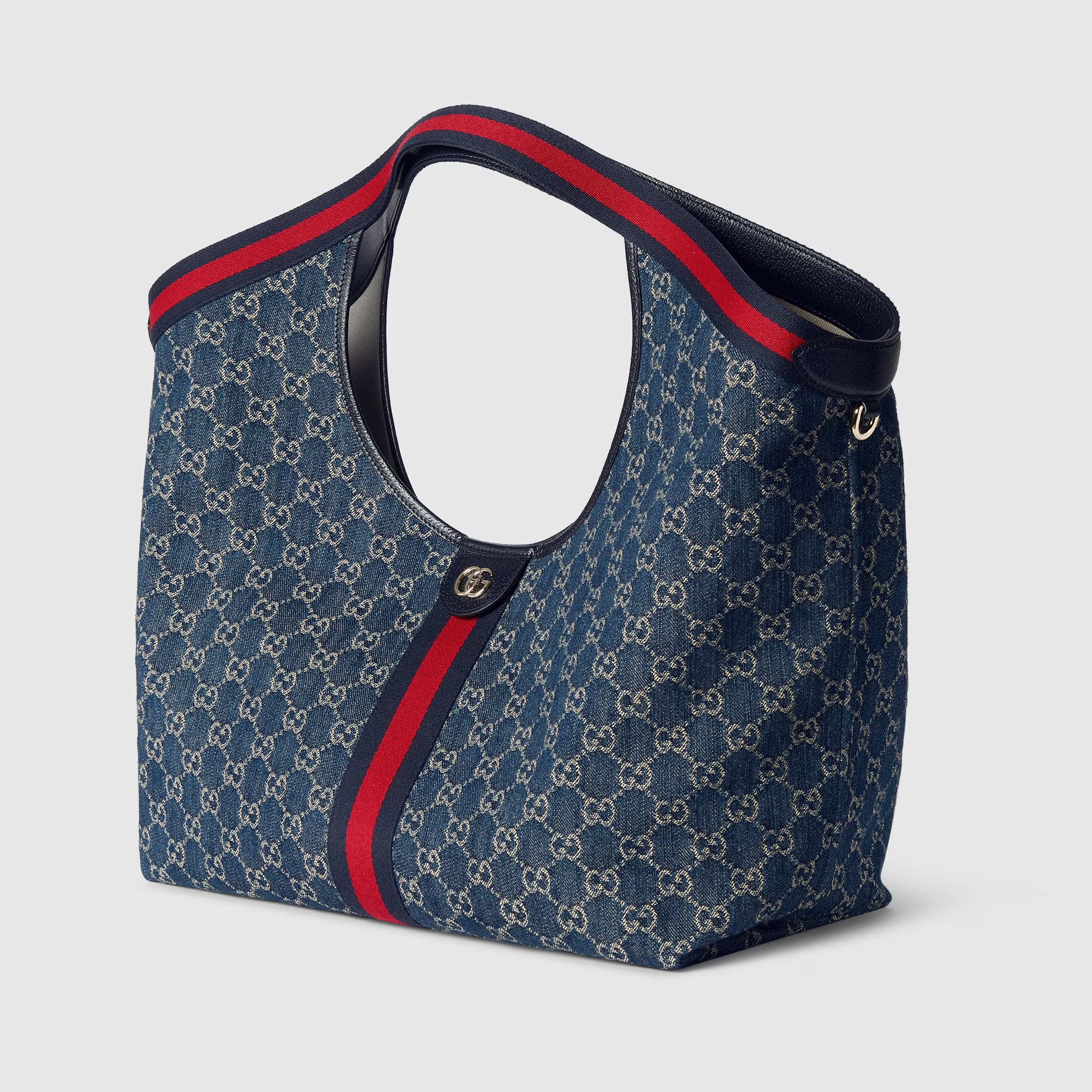Gucci Giglio Large Tote Bag Blue