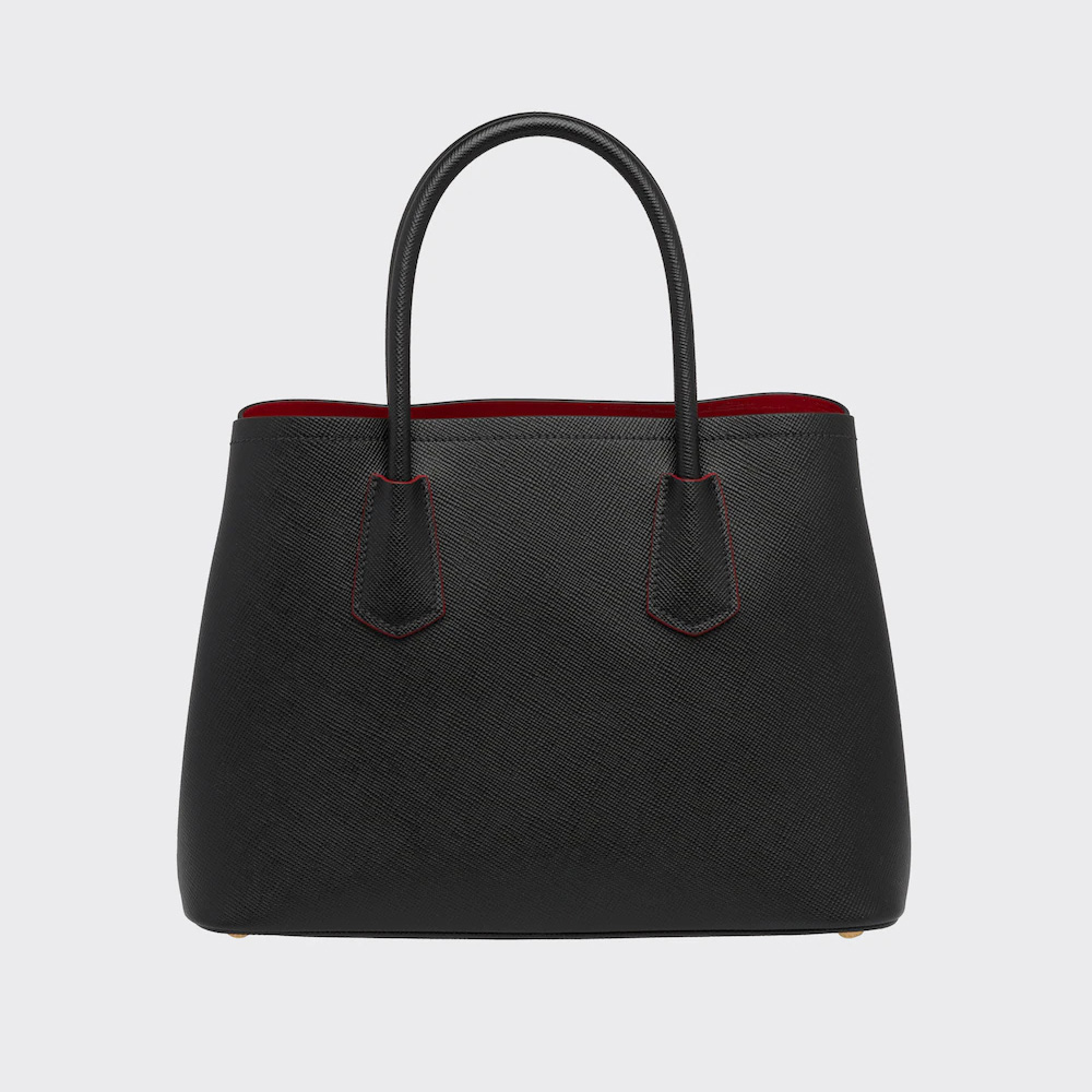 Small Saffiano Leather Double  Bag