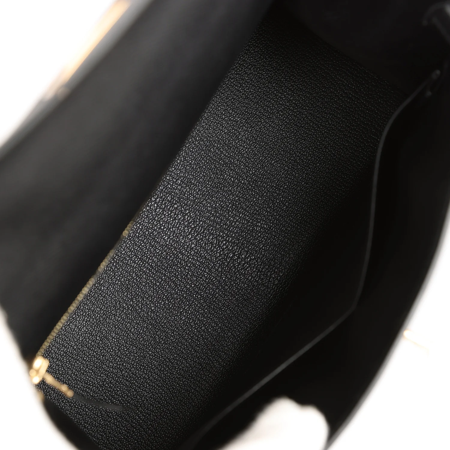 Kelly Sellier 28 Black Epsom Gold Hardware