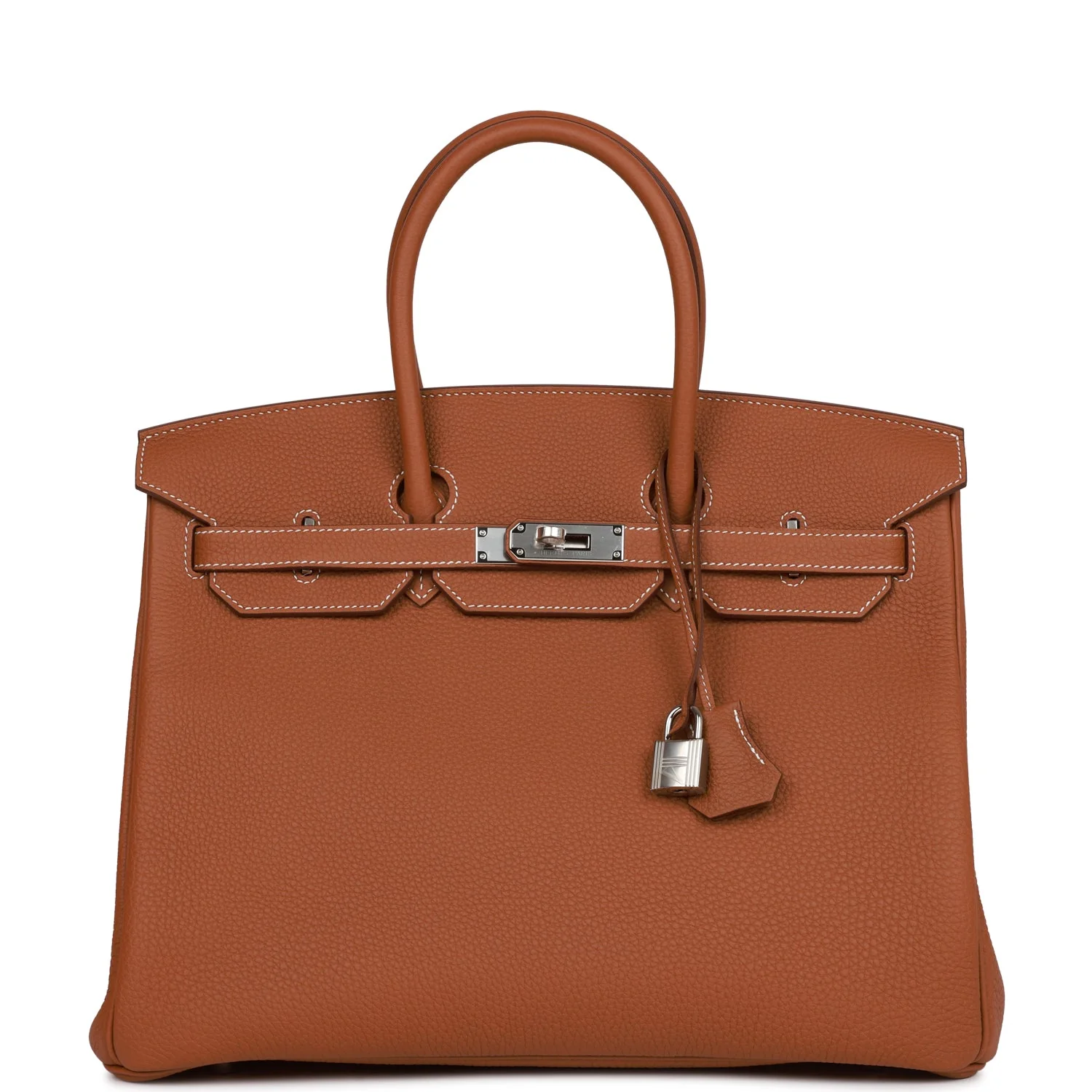 Birkin 35 Gold Togo Palladium Hardware