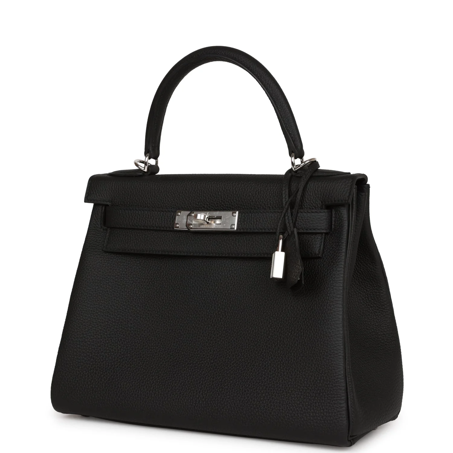 Kelly Retourne 28 Black Togo Palladium Hardware
