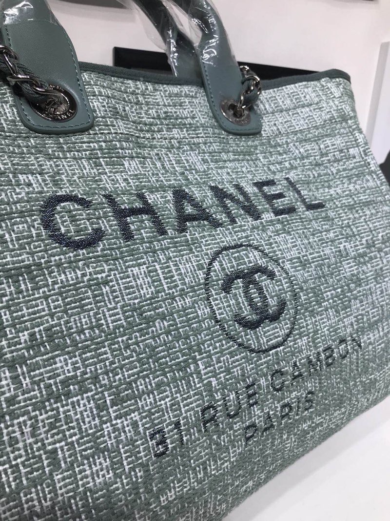 CHANEL Medium Tote grey1- A66941