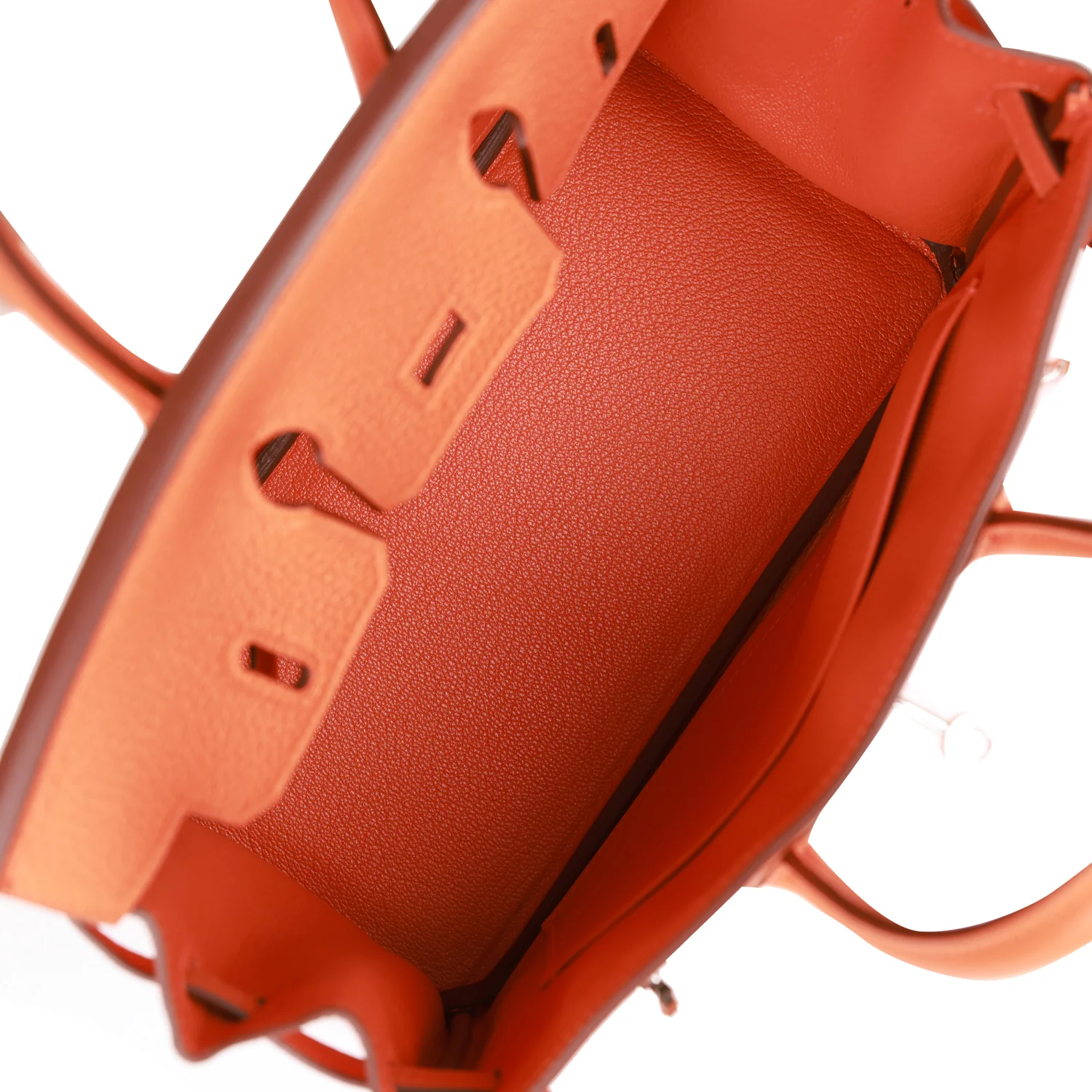 Birkin 25 Orange Togo Palladium Hardware