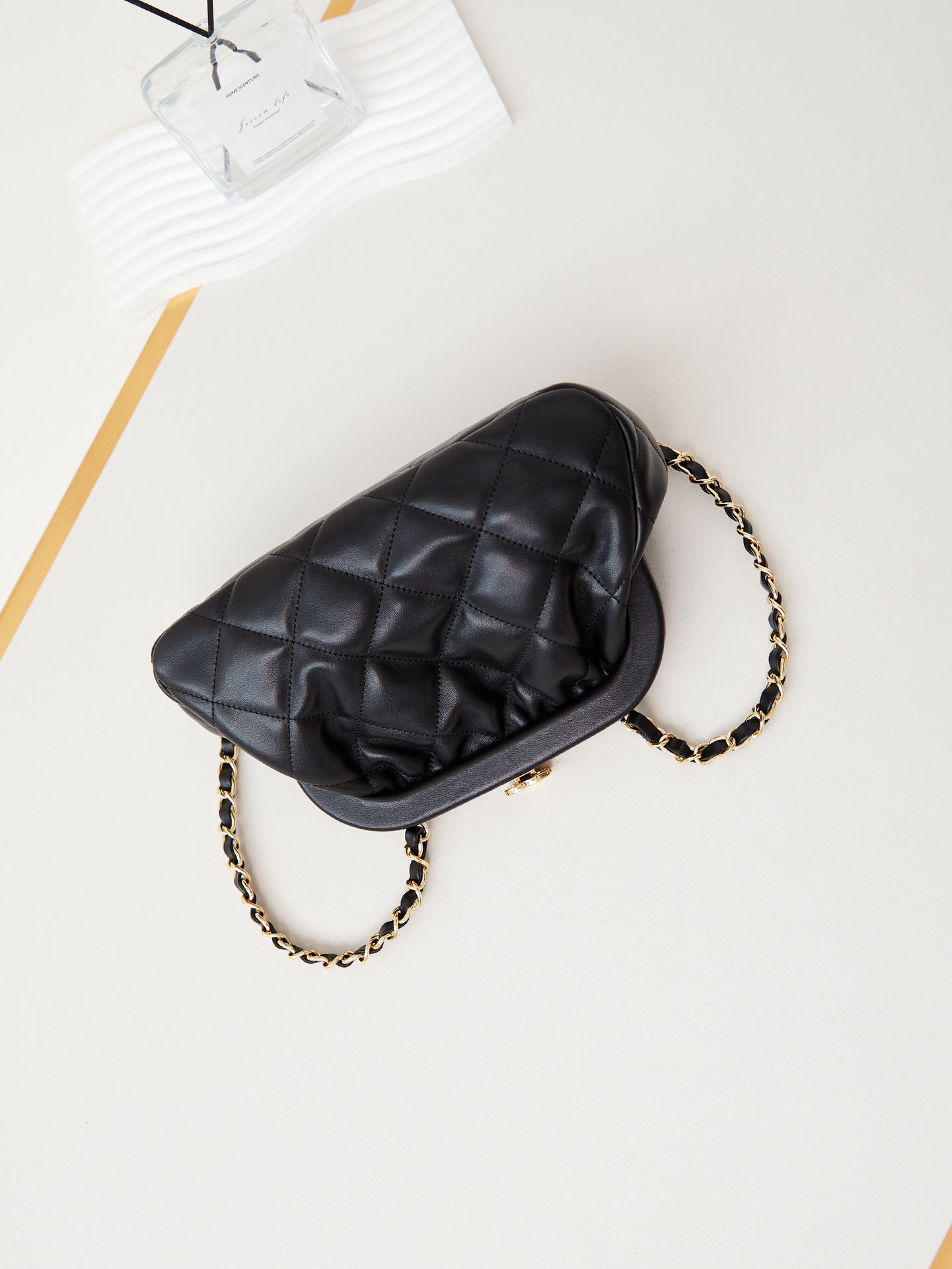 CHANEL Clutch Bag Black-AS4717