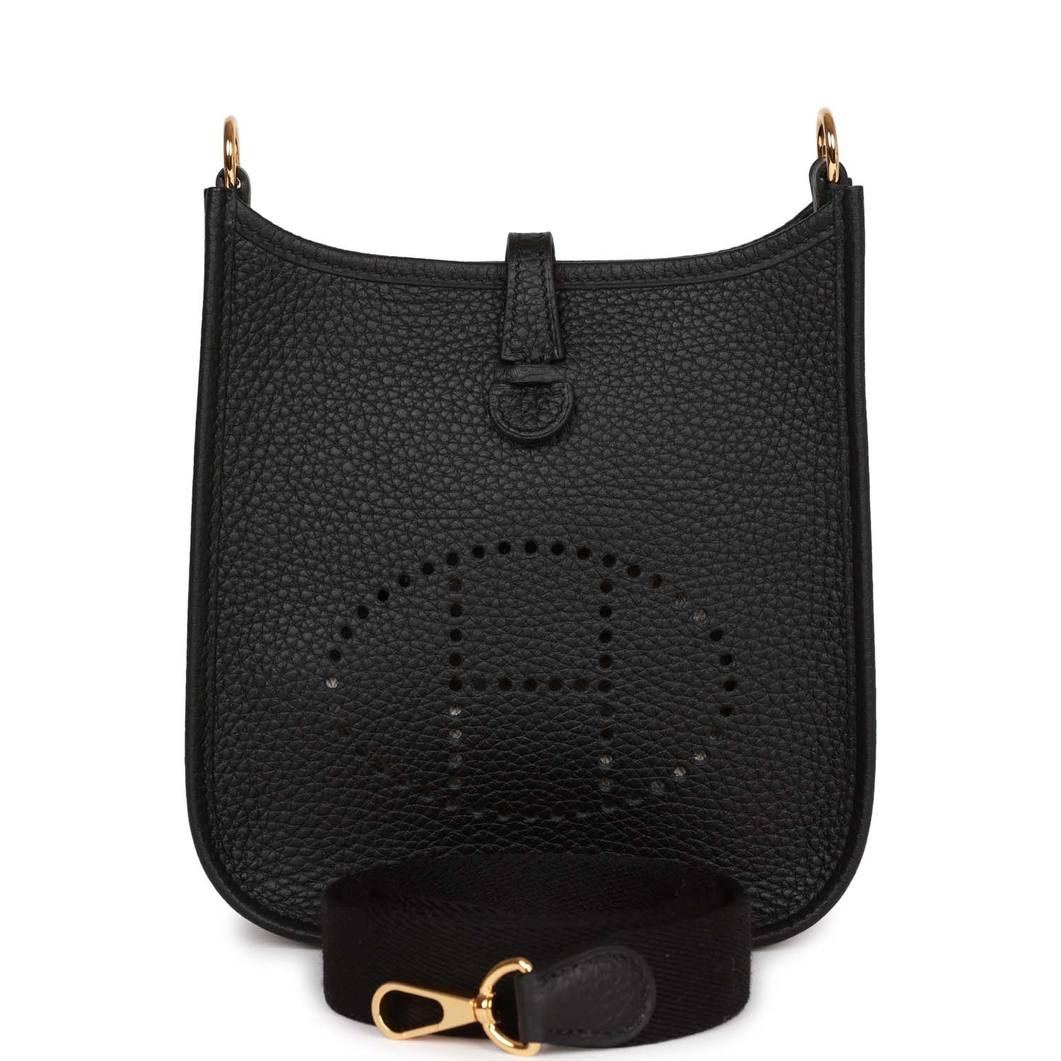 Evelyne TPM Black Clemence Gold Hardware