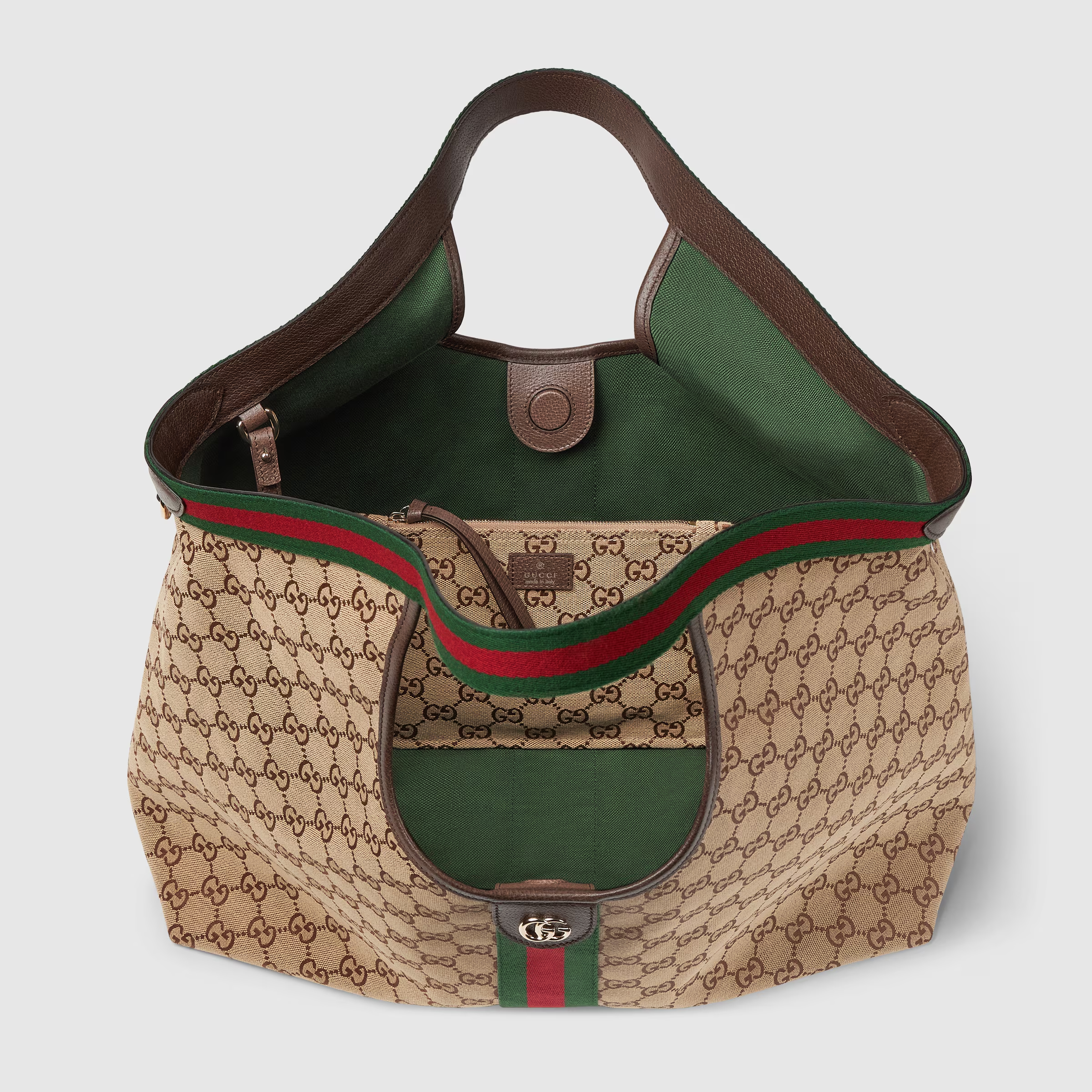 Gucci Giglio Large Tote Bag Beige