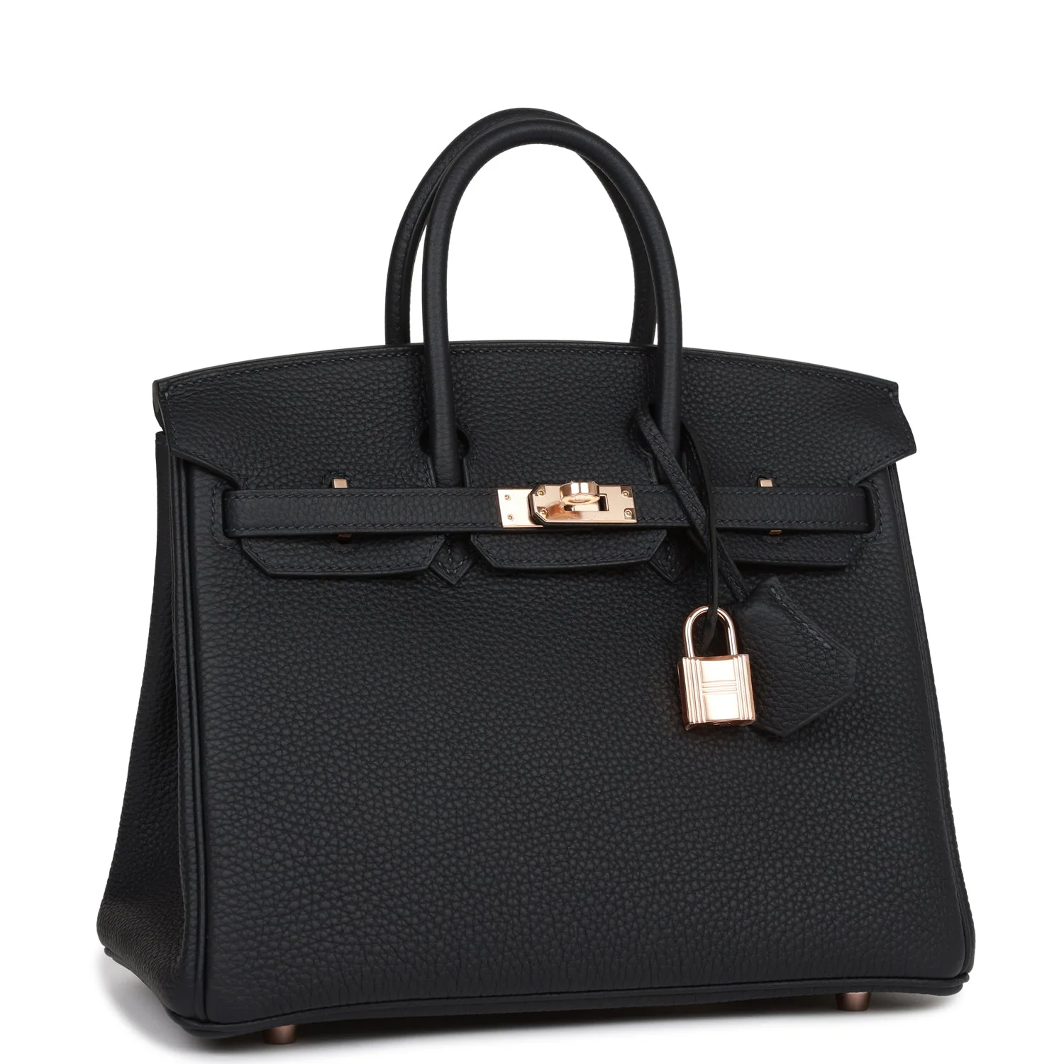 Birkin 25 Caban Togo Rose Gold Hardware