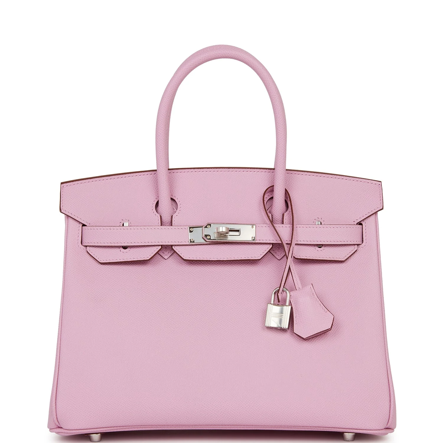 Birkin 30 Mauve Sylvestre Epsom Palladium Hardware
