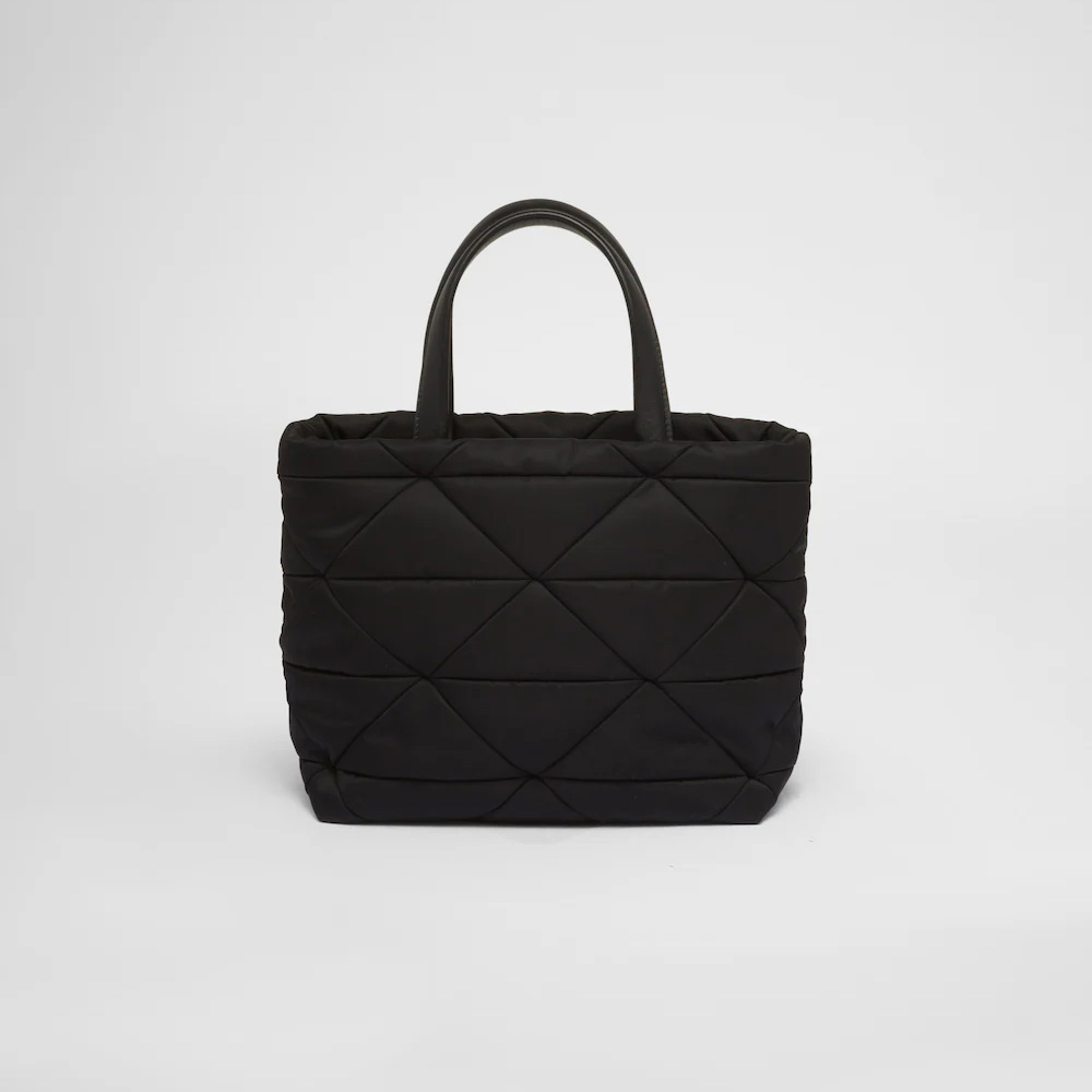 Padded Re-Nylon tote bag