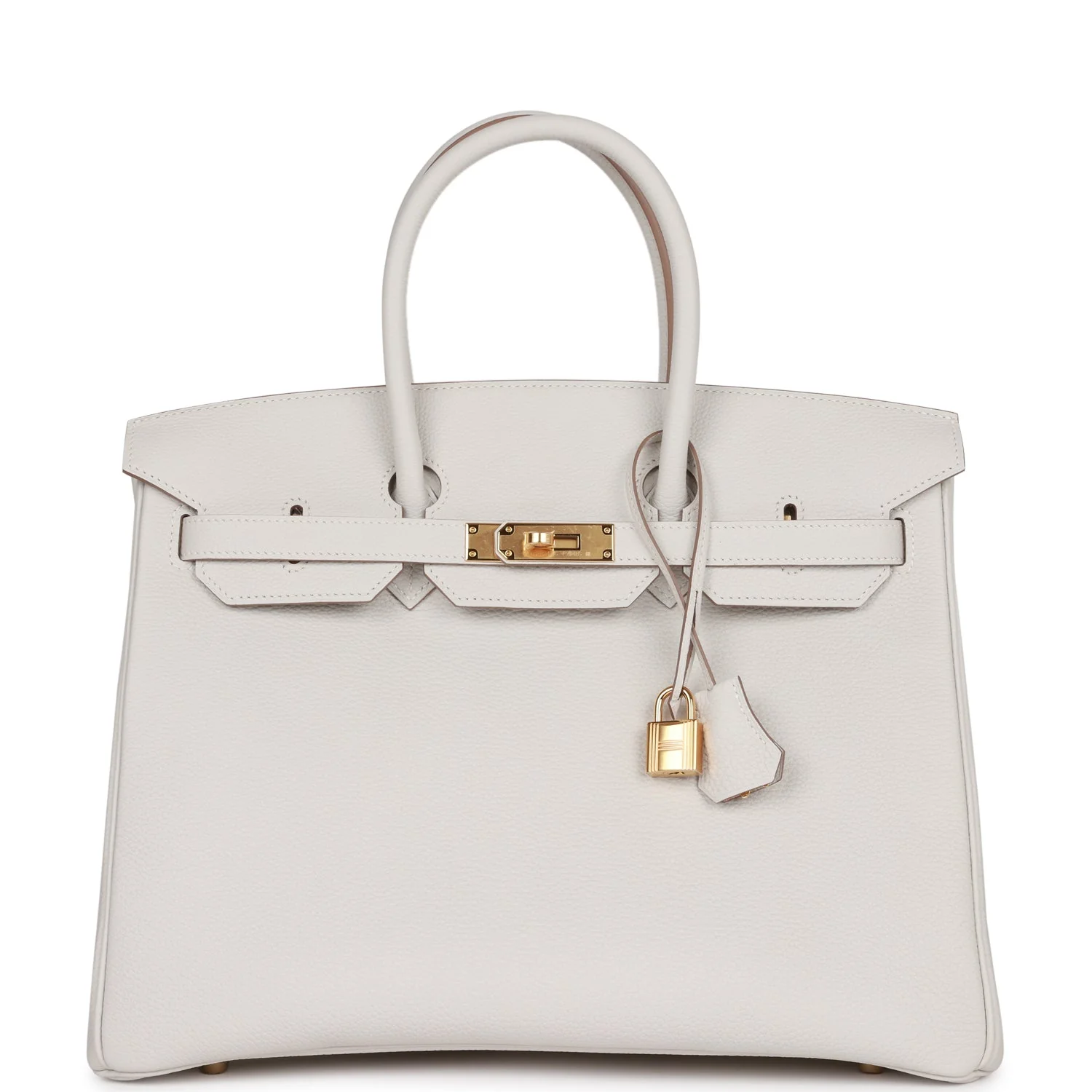 Birkin 35 Gris Pale Togo Gold Hardware