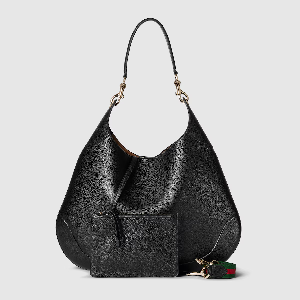 Gucci B Large Shoulder Bag Black