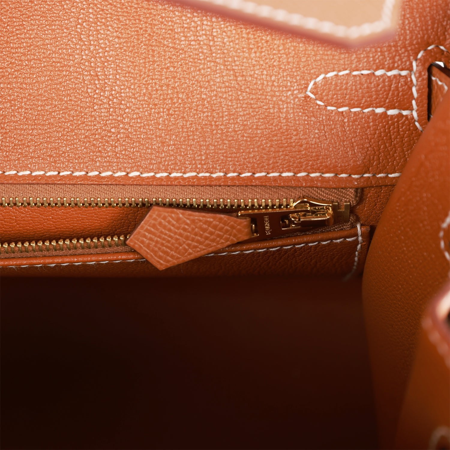 Birkin Sellier 25 Gold Epsom Gold Hardware