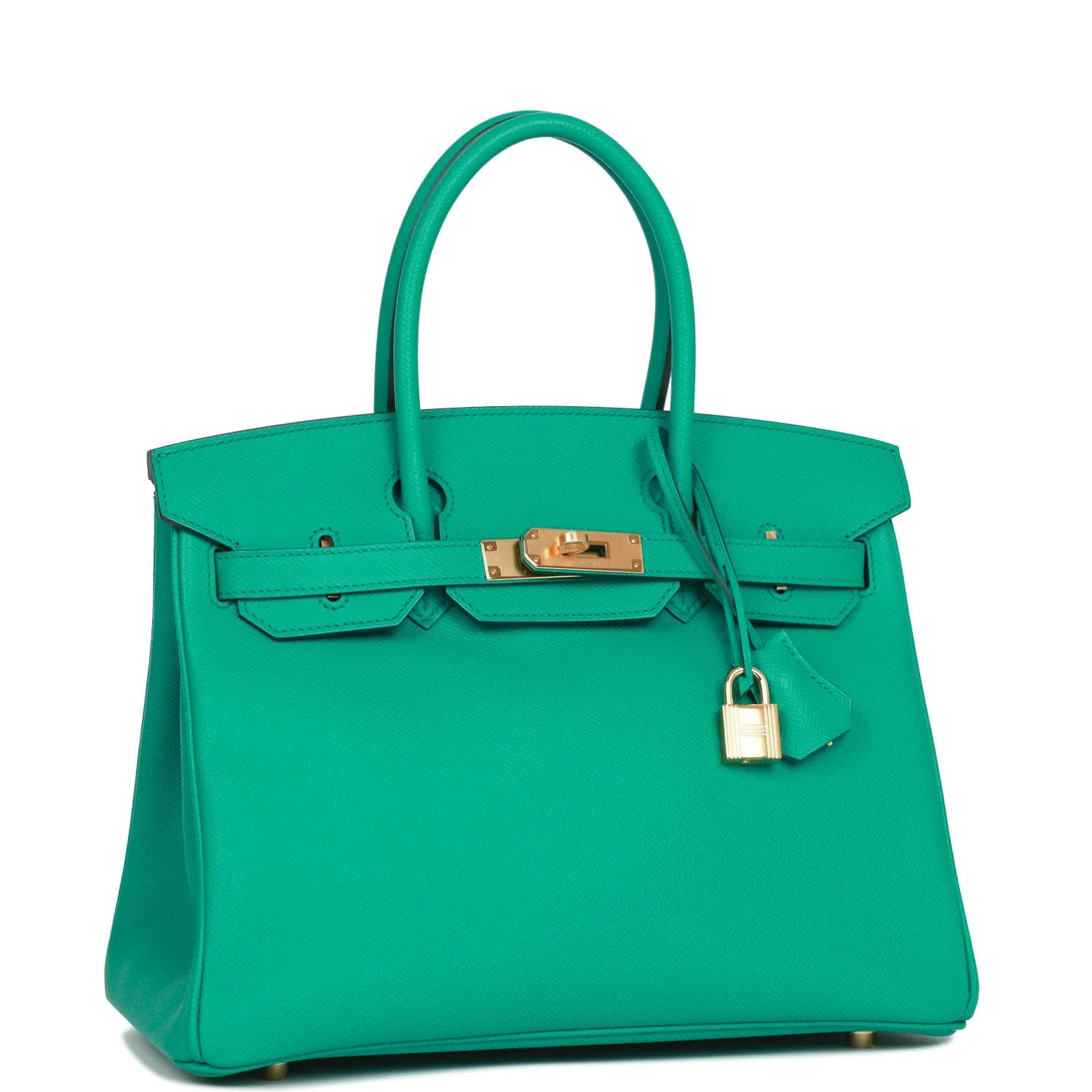 Birkin 30 Vert Jade Epsom Gold Hardware