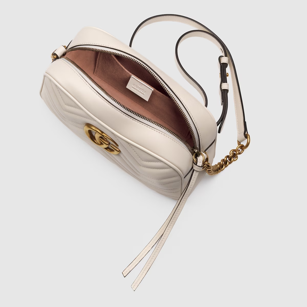 GG Marmont Small Shoulder Bag White