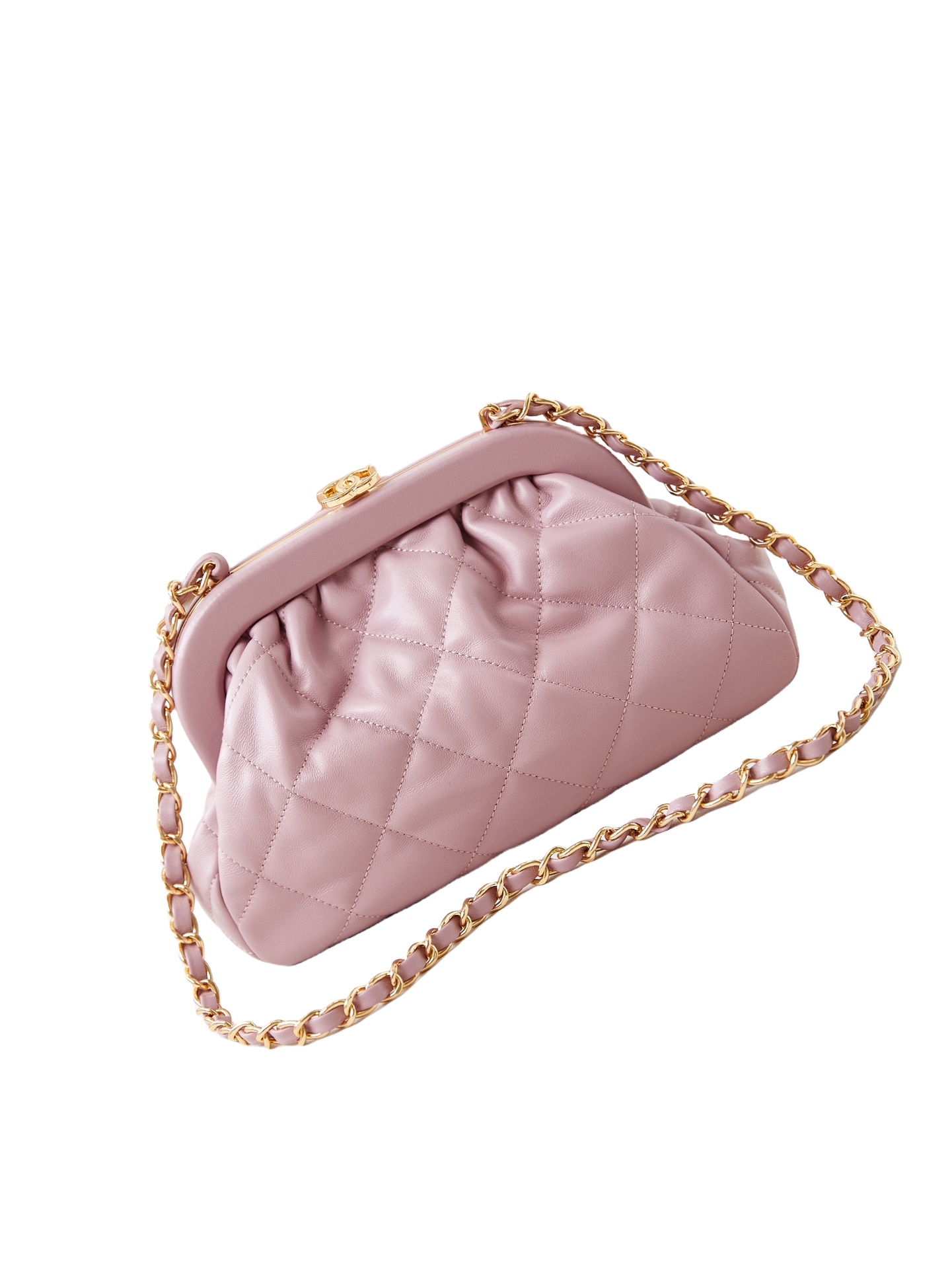 CHANEL Clutch Bag Pink-AS4717