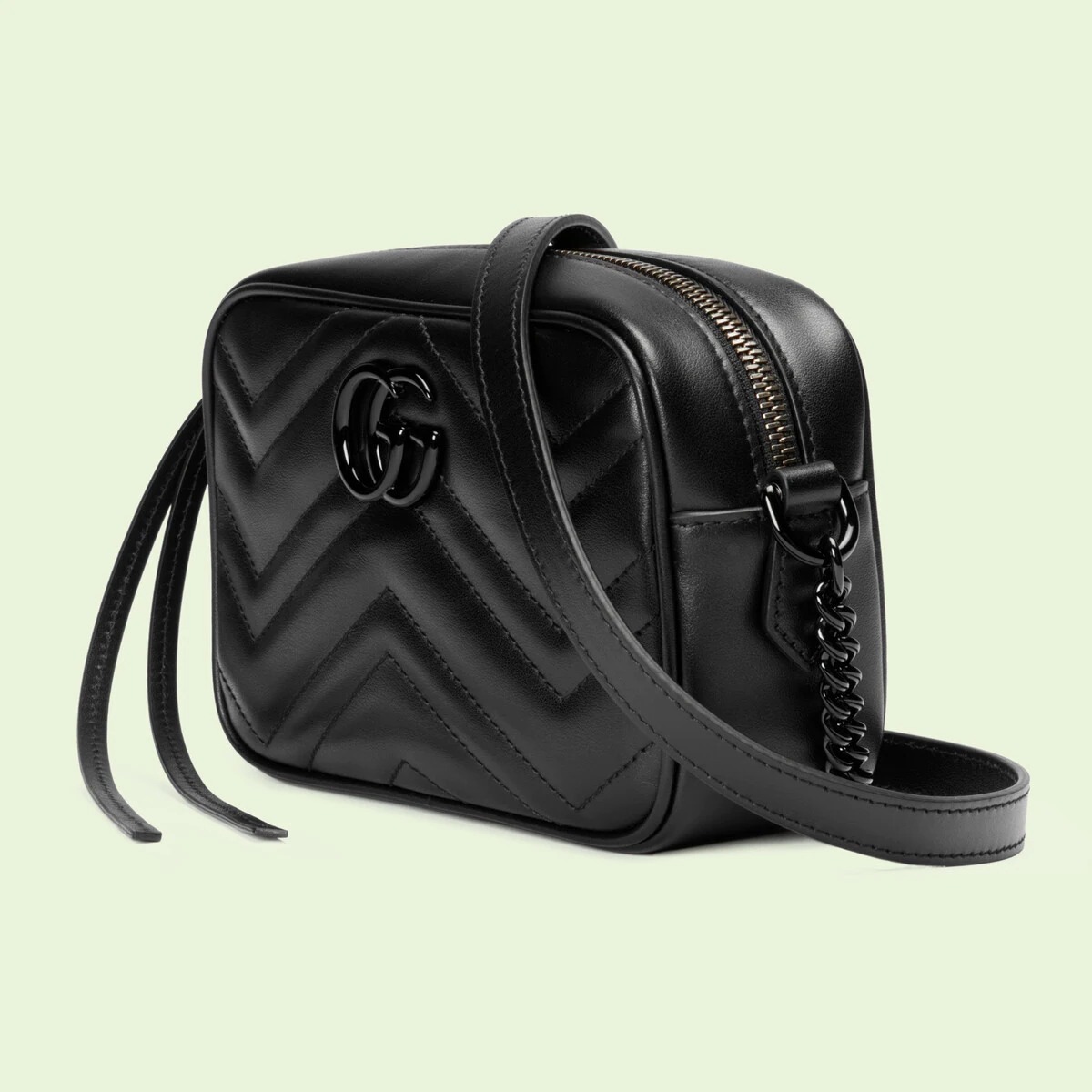 GG Marmont Mini Black Shoulder Bag