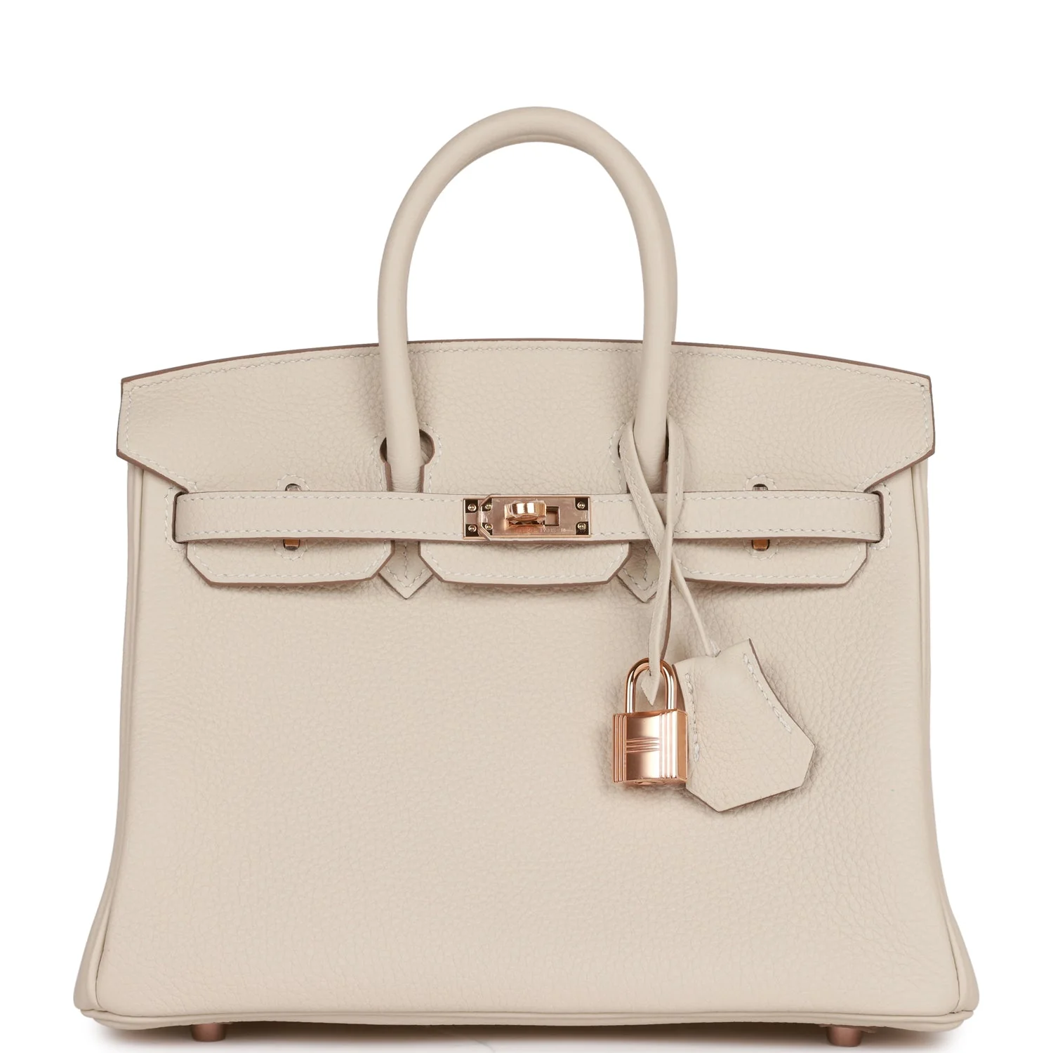Birkin 25 Craie Togo Rose Gold Hardware