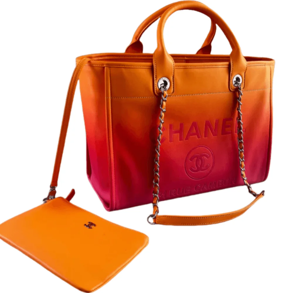 CHANEL Medium Tote Color  Orange- AS3351