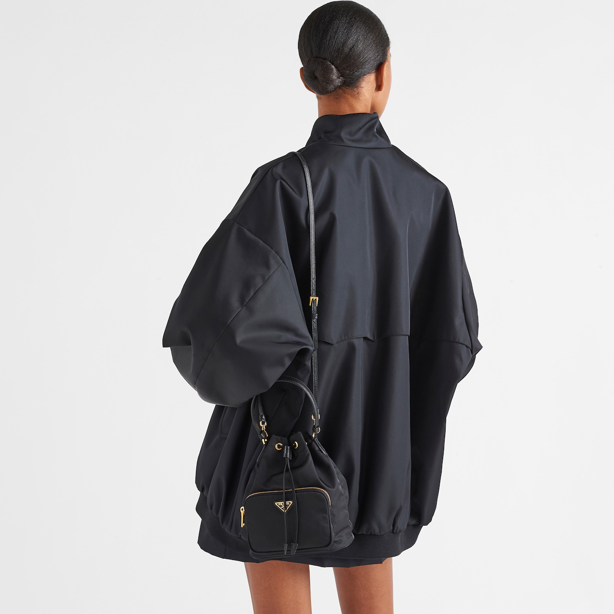 Duet Re-Nylon bucket bag