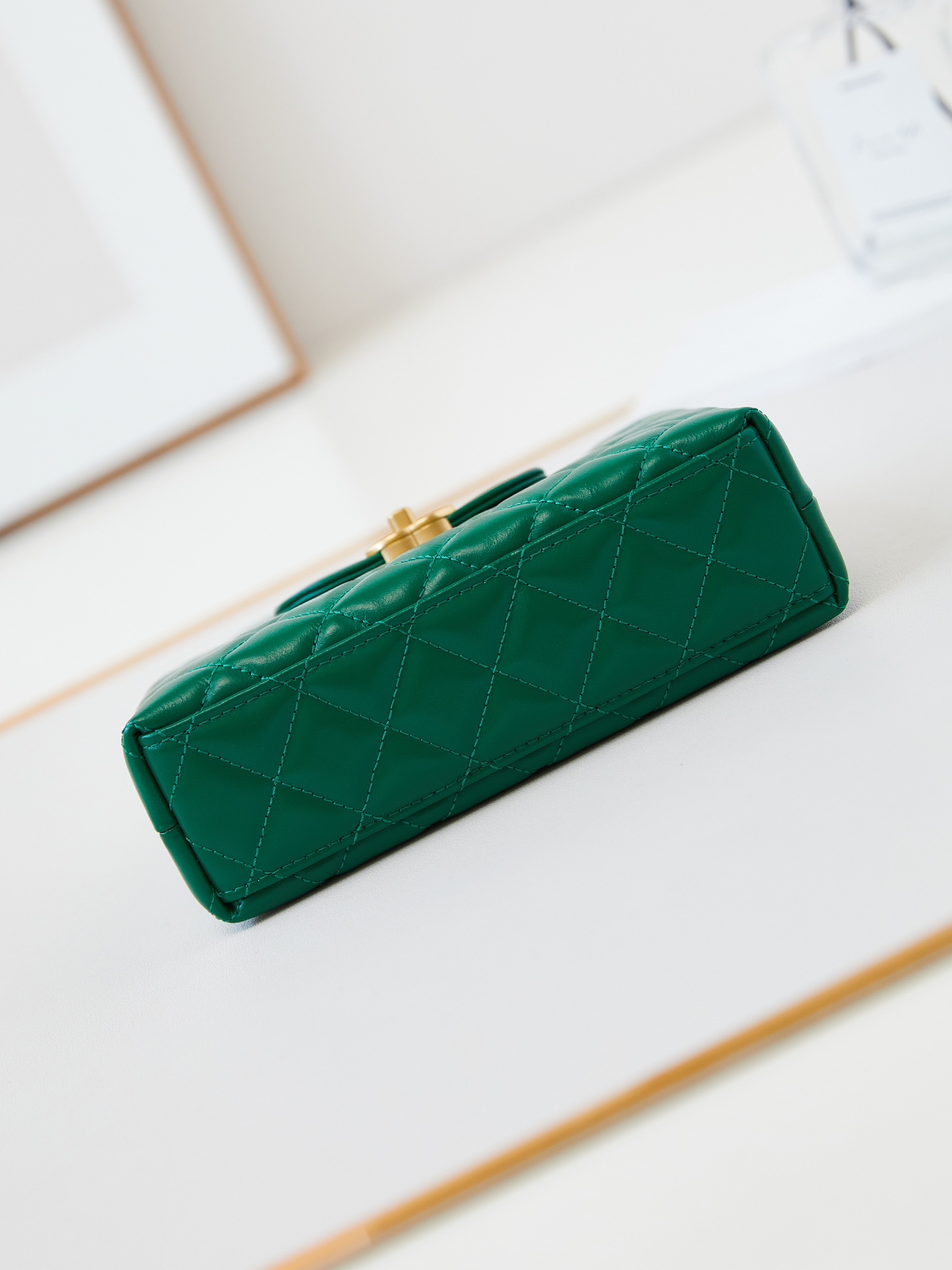 CHANEL Mini Shopping Bag kelly Green - AS4416