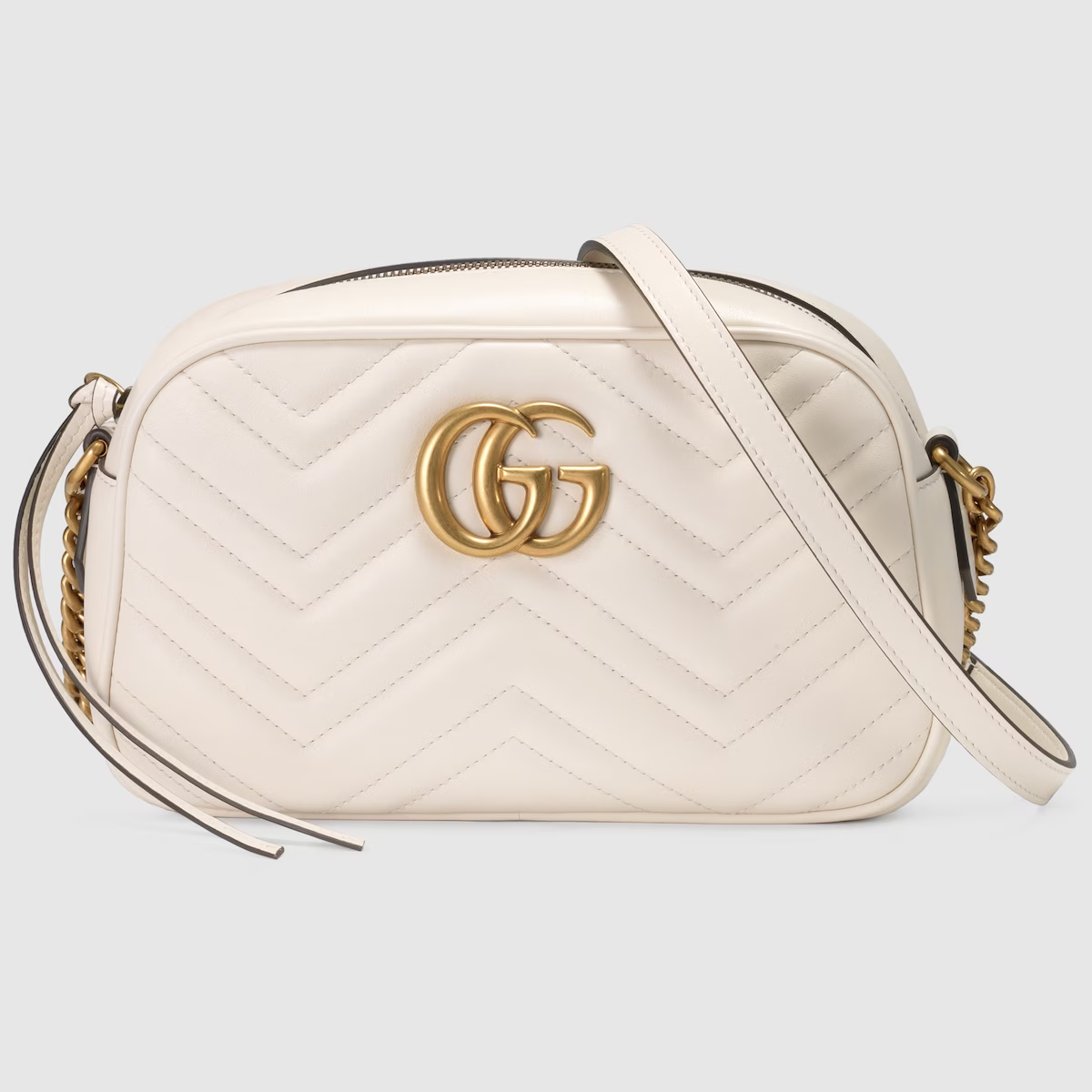 GG Marmont Small Shoulder Bag White