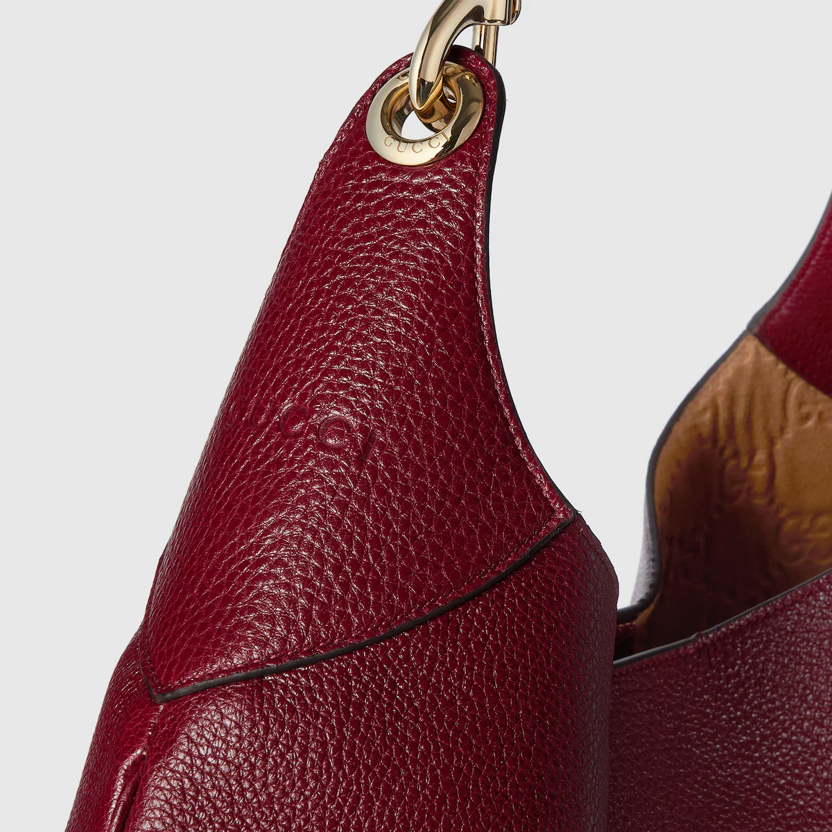 Gucci B Large Shoulder Bag Red