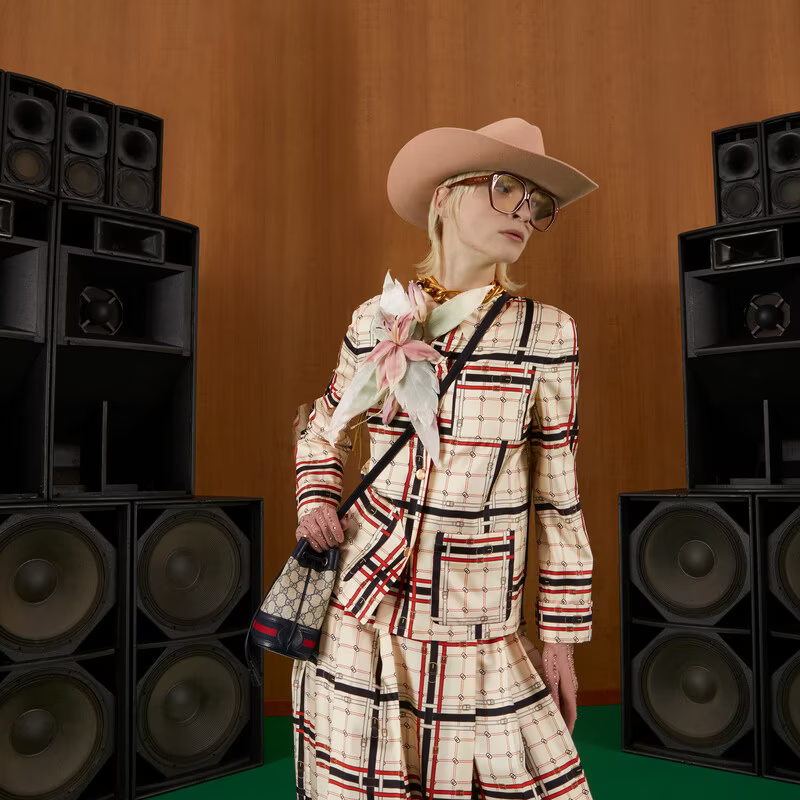 Ophidia mini GG bucket bag