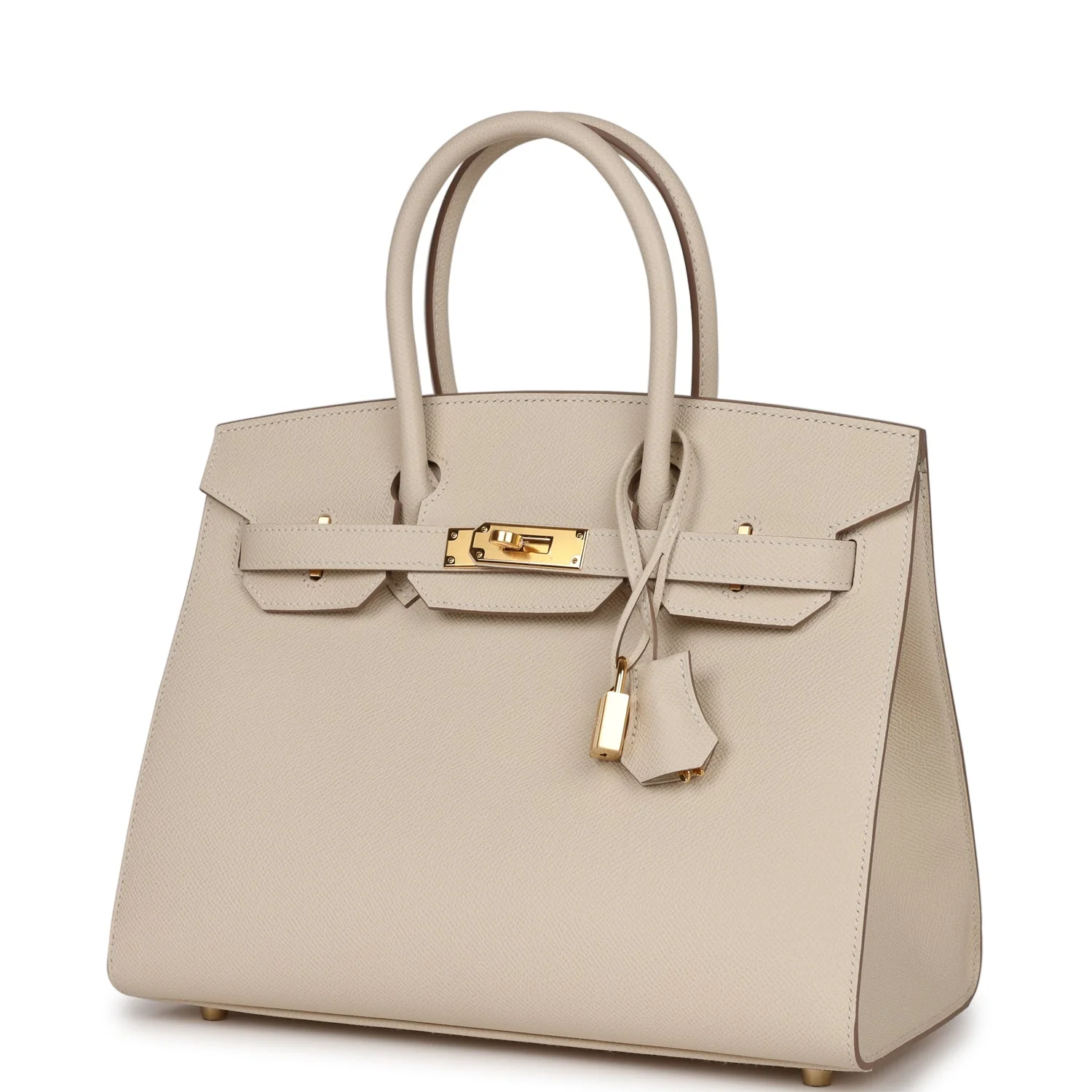 Birkin Sellier 30 Craie Epsom Gold Hardware