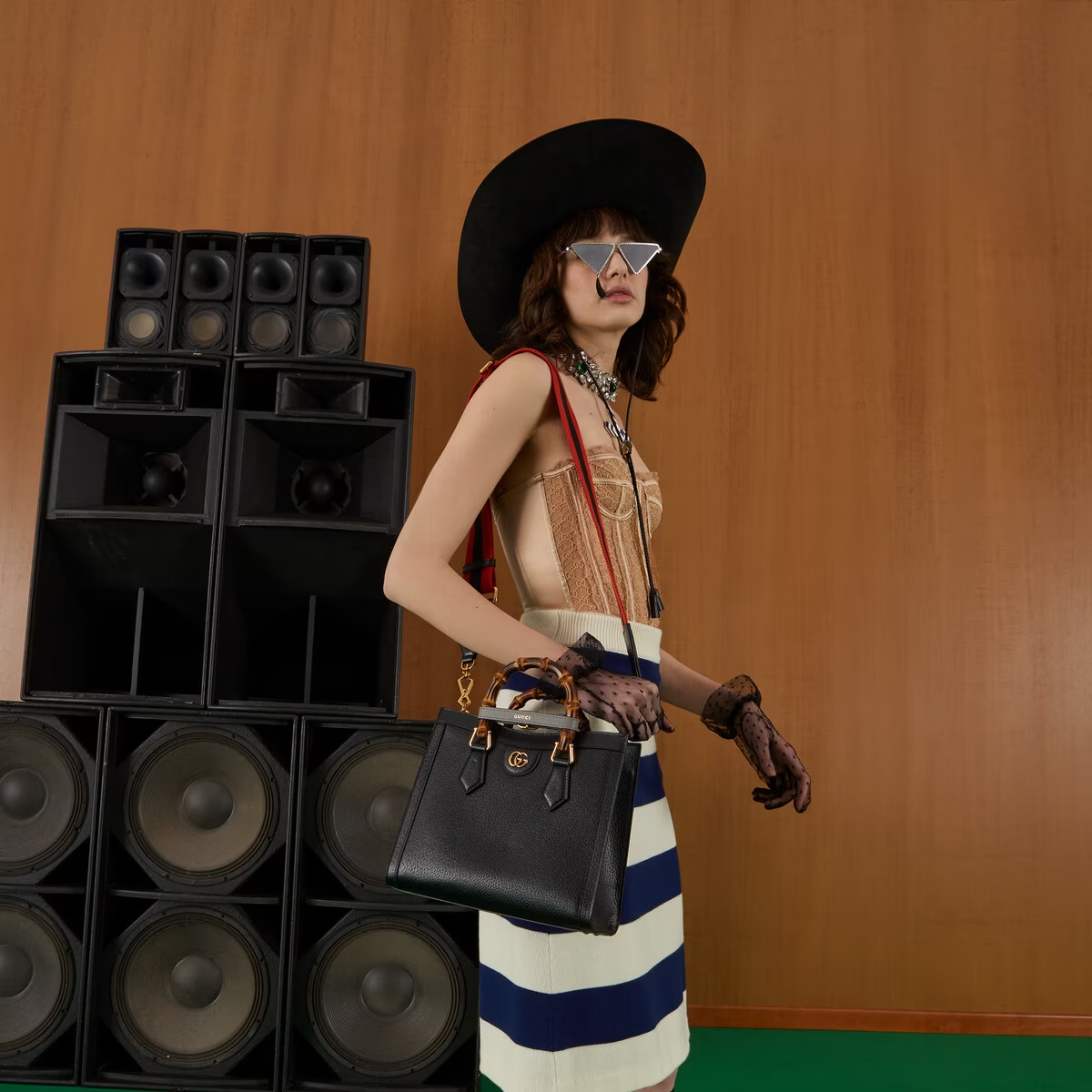 Diana Black small tote bag