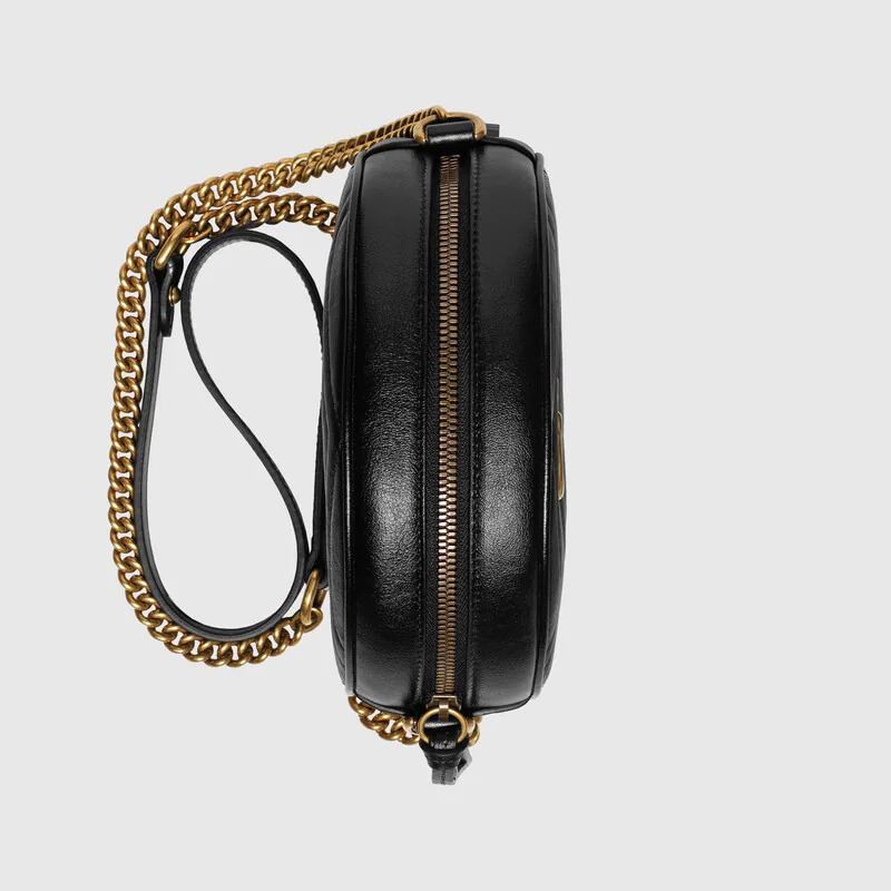 GG Marmont Mini Round Shoulder Bag