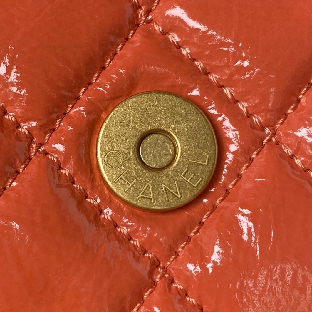 CHANEL Hobo Handbag Khaki-AS4322