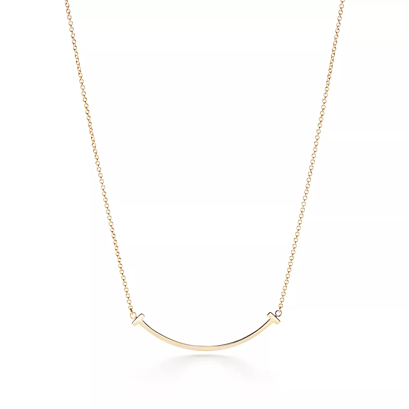 Smile Pendant in Yellow Gold, Small