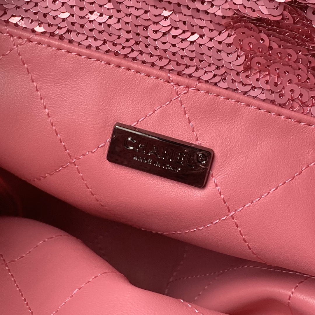 CHANEL Shopping Bag Pink- AS4856