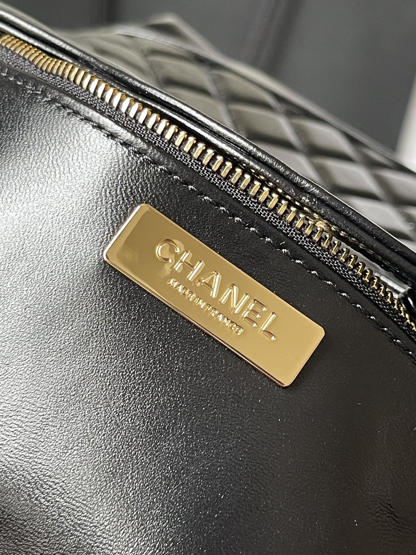 CHANEL 31 Mini Shopping Bag Black-AS4133