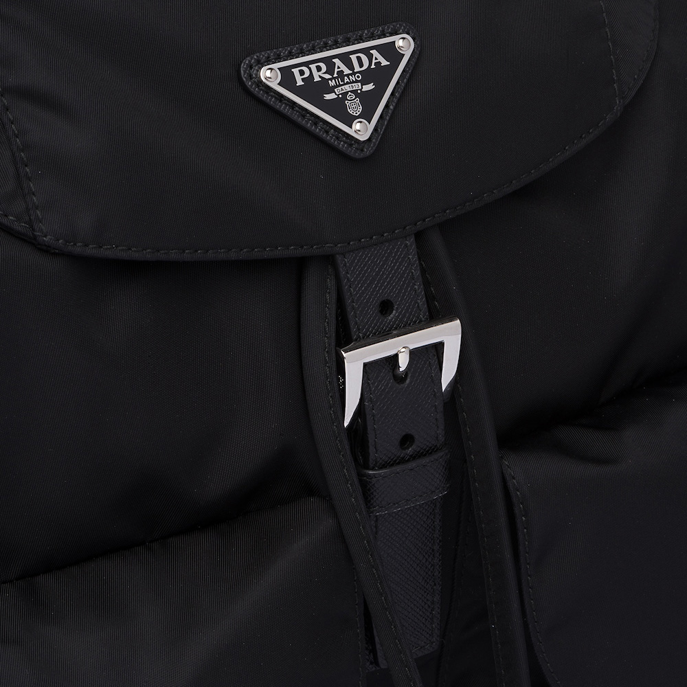 Re-Nylon medium backpack with pouch