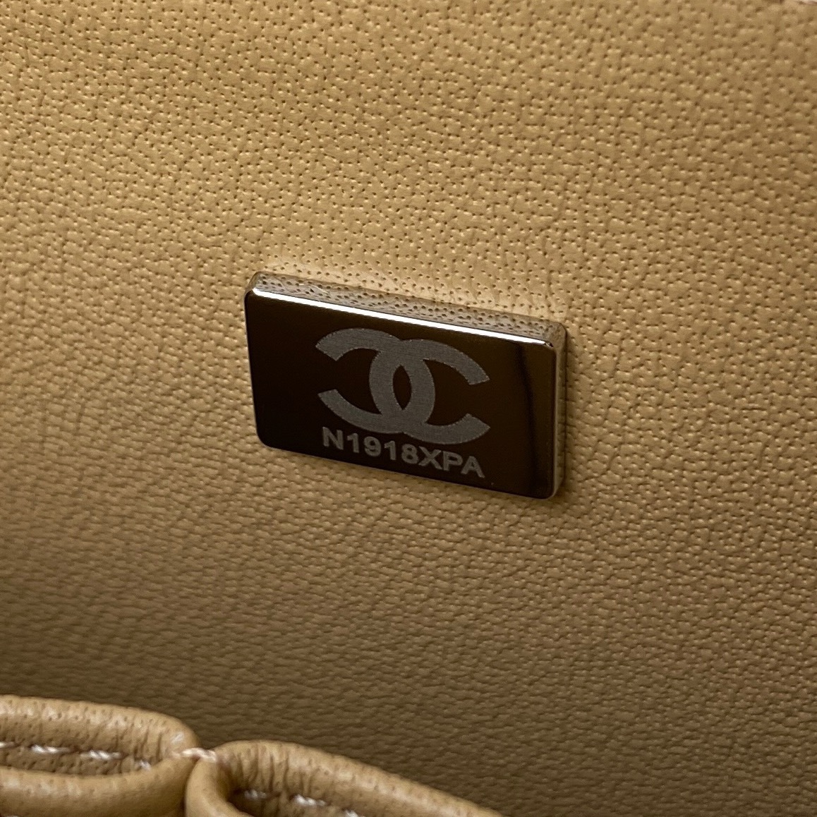 CHANEL CLASSIC 11.12 HANDBAG Lambskin & Brown Metal Brown