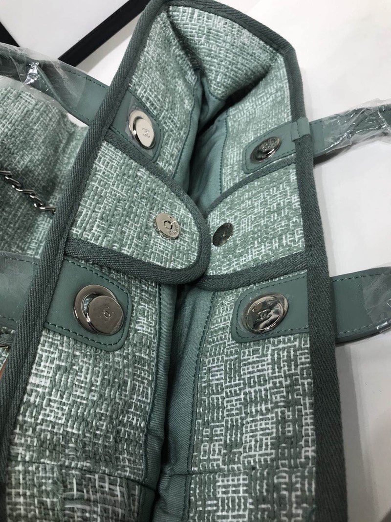 CHANEL Medium Tote grey1- A66941