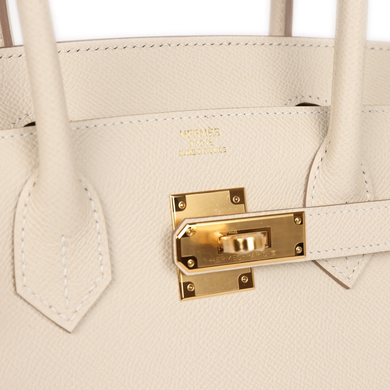 Birkin Sellier 30 Craie Epsom Gold Hardware