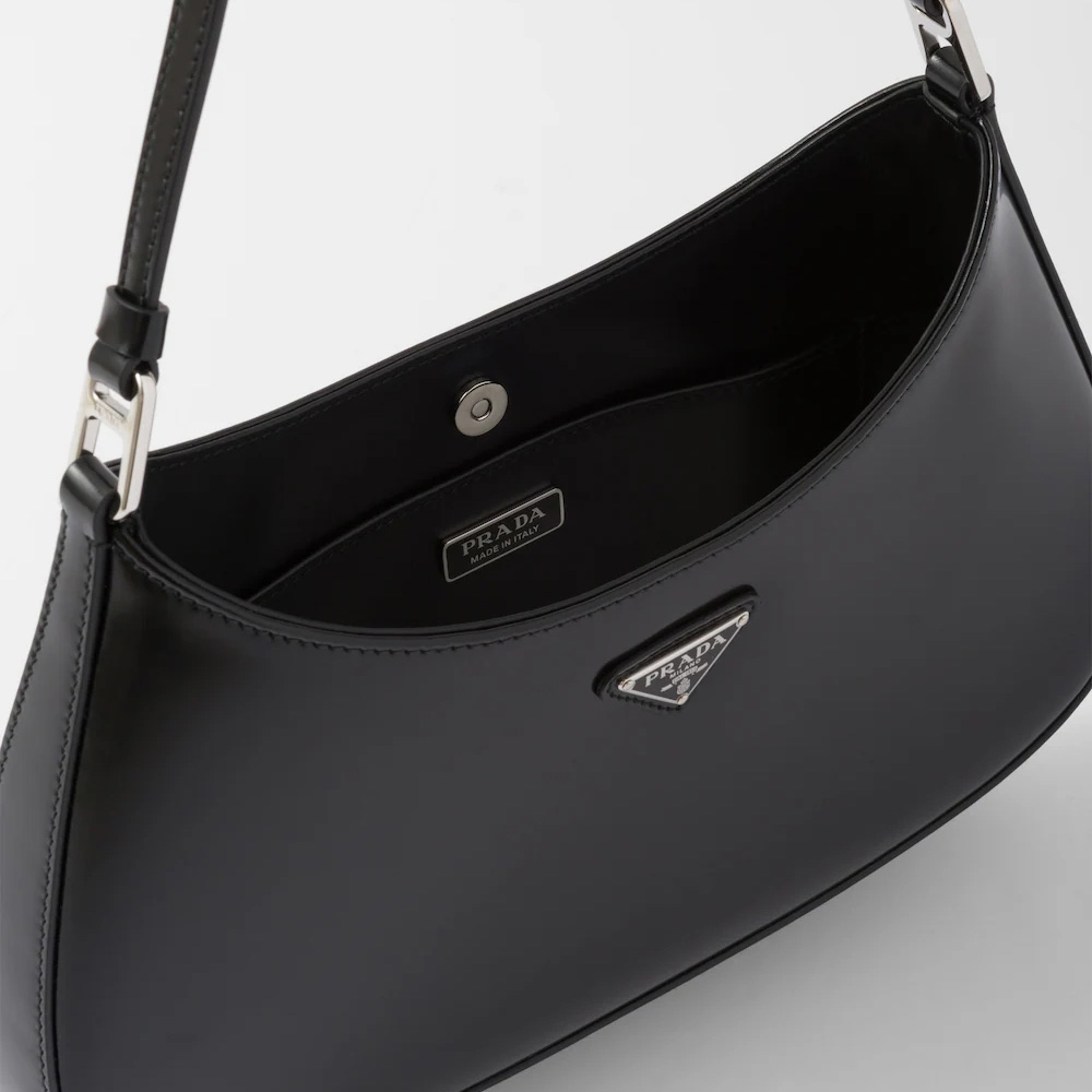 Cleo brushed leather shoulder bag